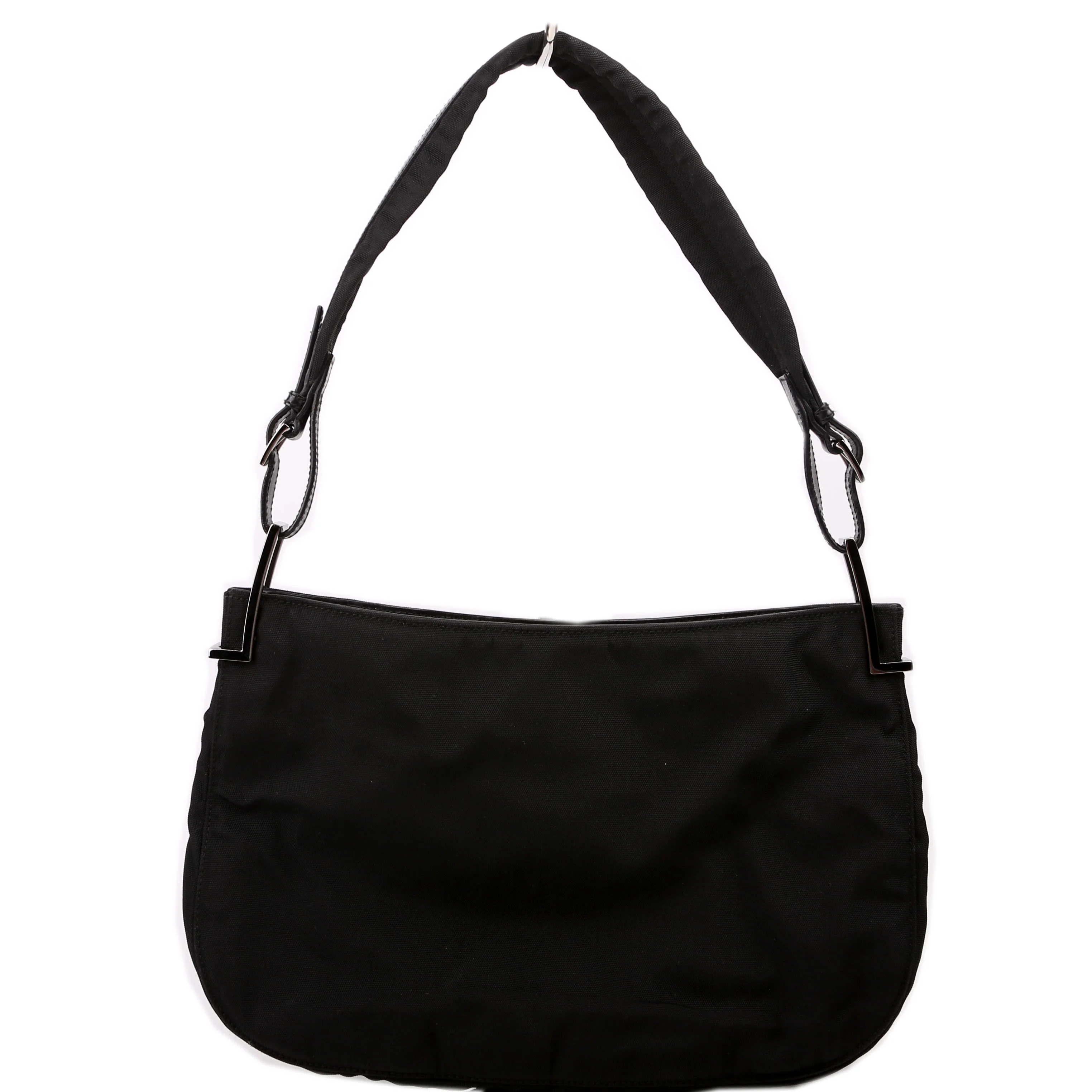 001-3193 Nylon Small Hobo Black