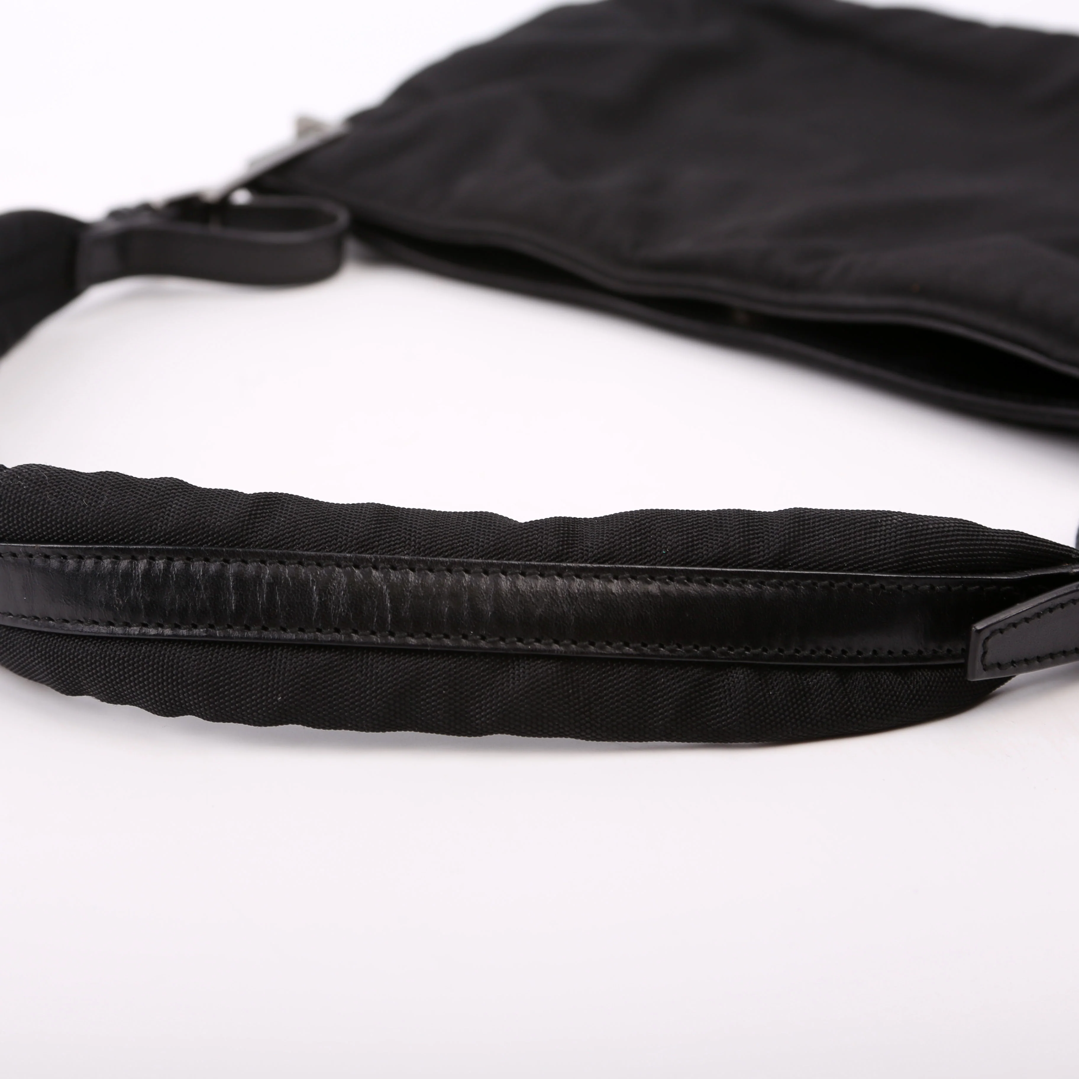 001-3193 Nylon Small Hobo Black - Image 10