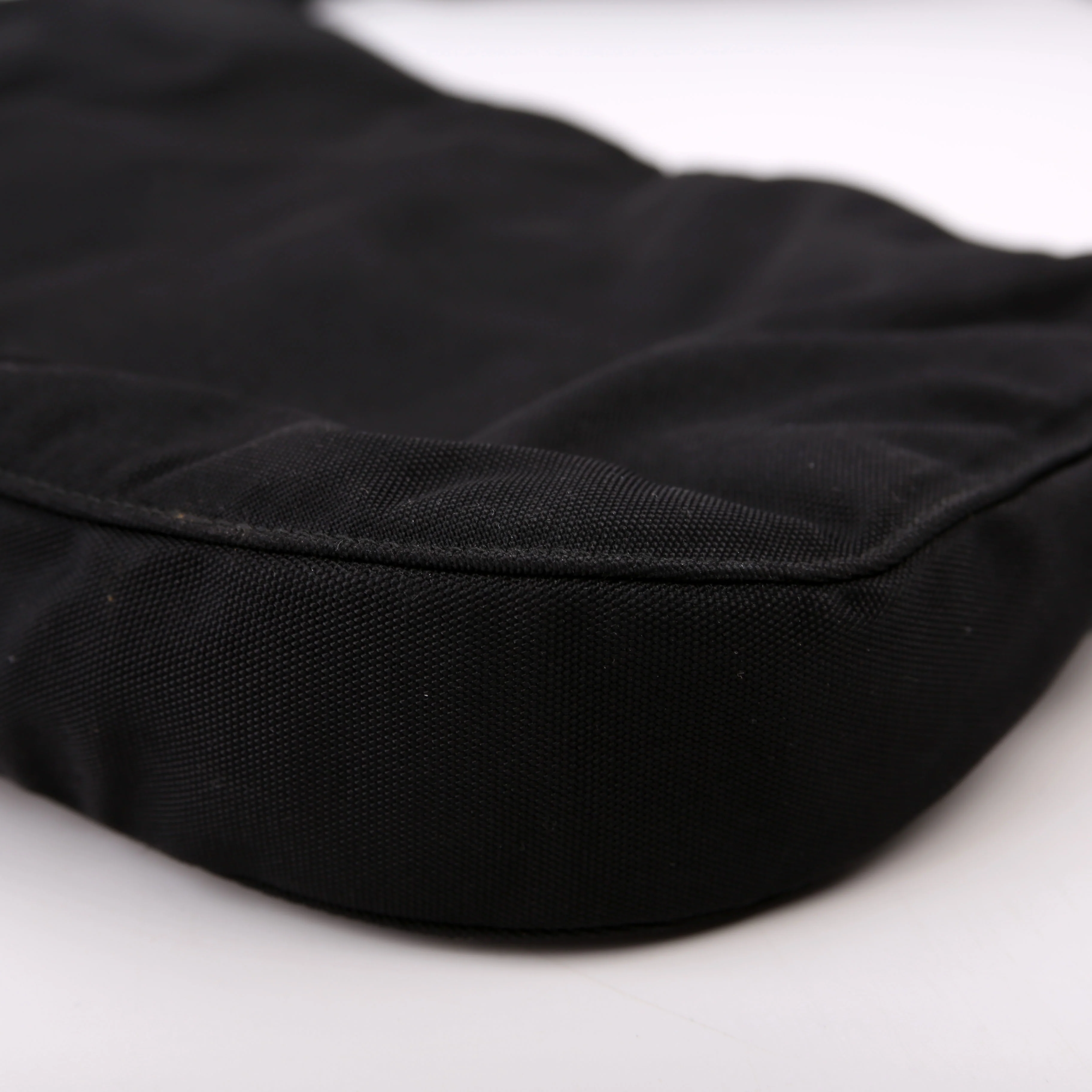 001-3193 Nylon Small Hobo Black - Image 8