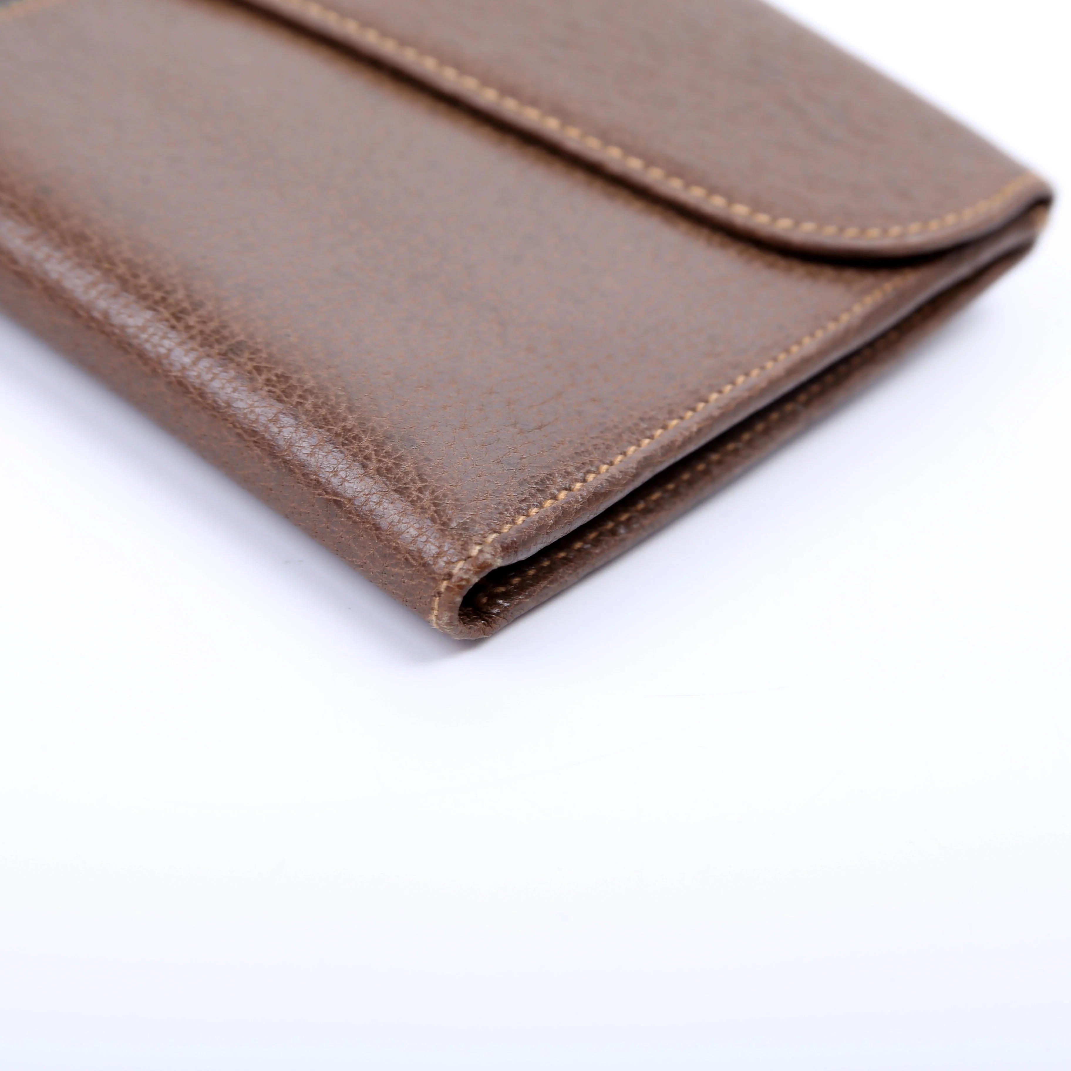 035.904 Vintage Leather Web Wallet Brown - Image 9