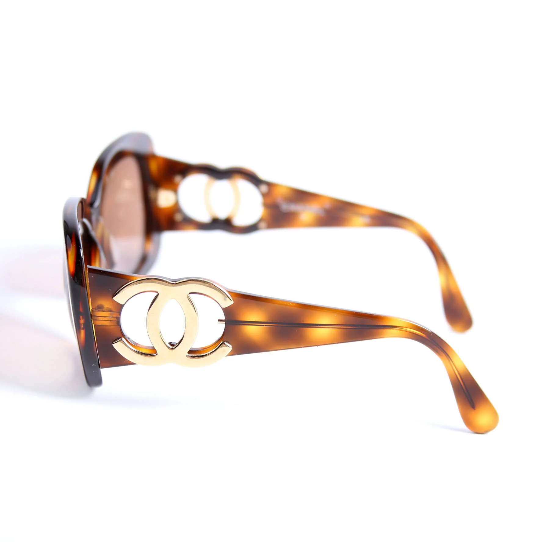 05253 CC Oversized Sunglasses Brown - Image 2