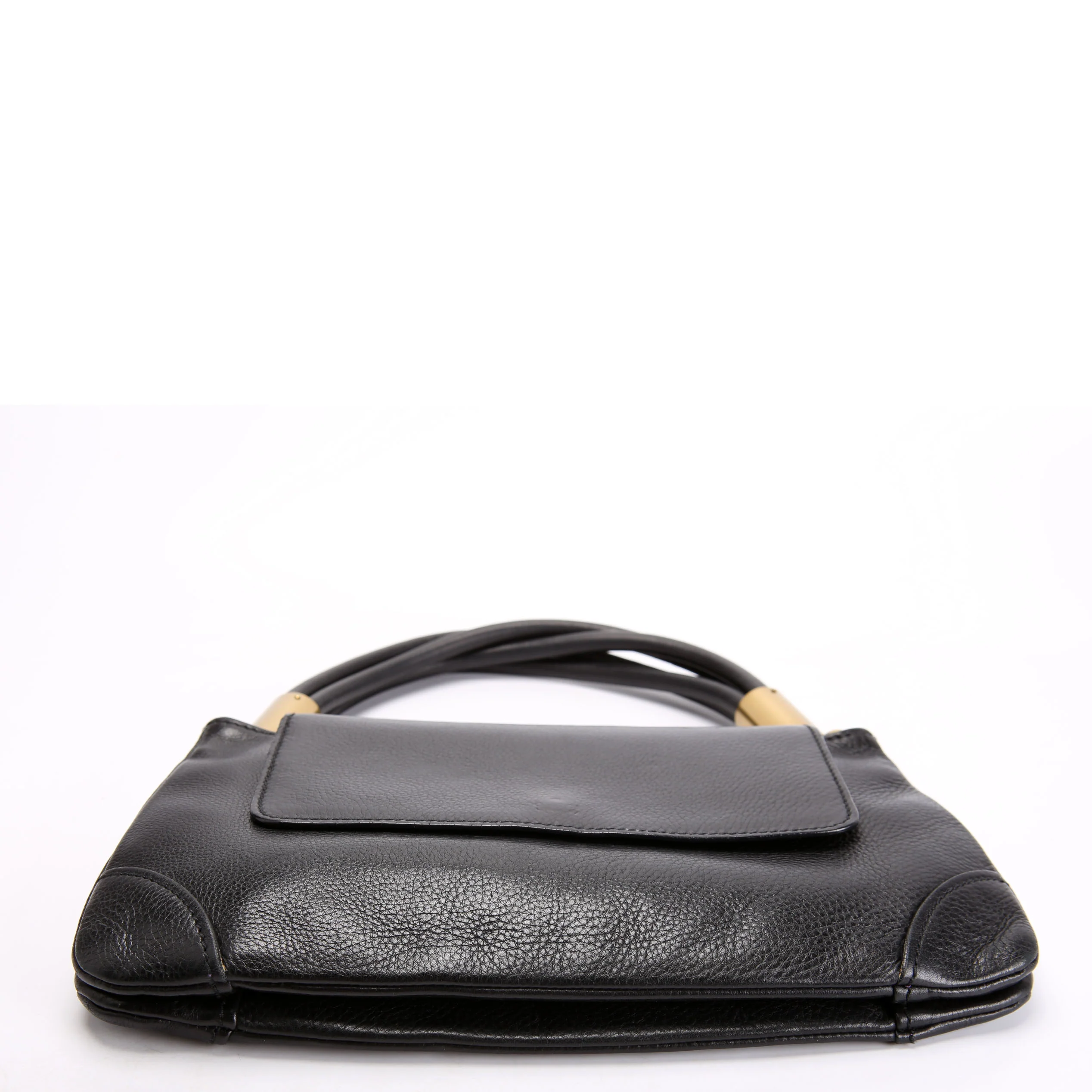 108596 Leather Lady Satchel Vintage Black - Image 4