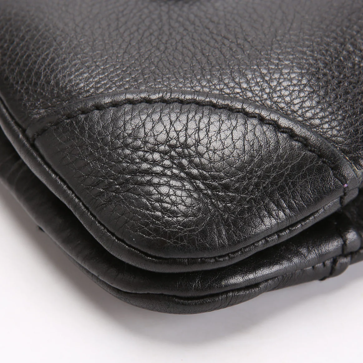 108596 Leather Lady Satchel Vintage Black - Image 5