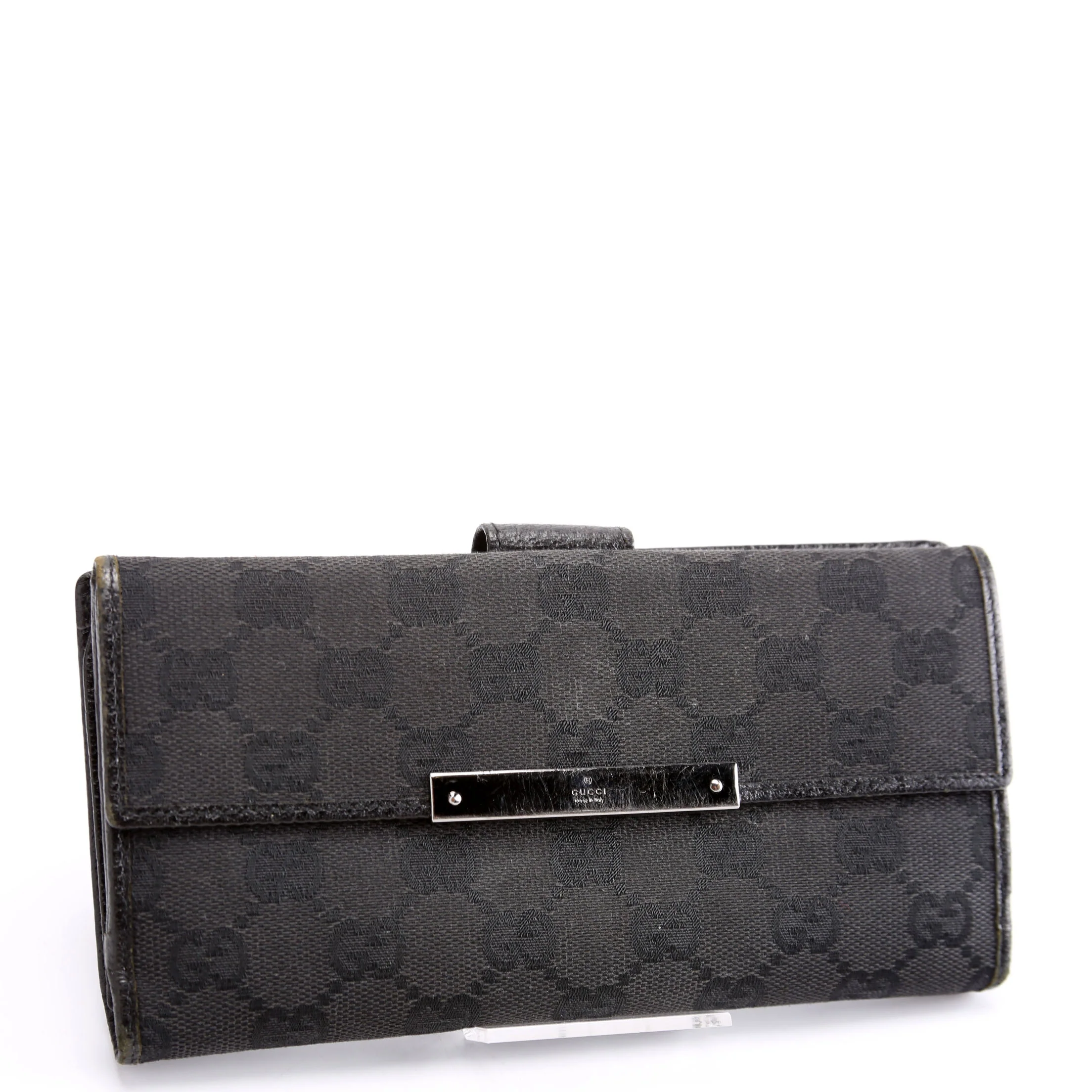 112715 GG Canvas Continental Wallet - Image 2