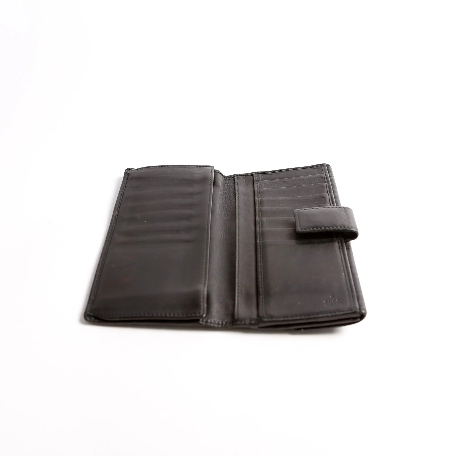 112715 GG Leather Continental Wallet - Image 7