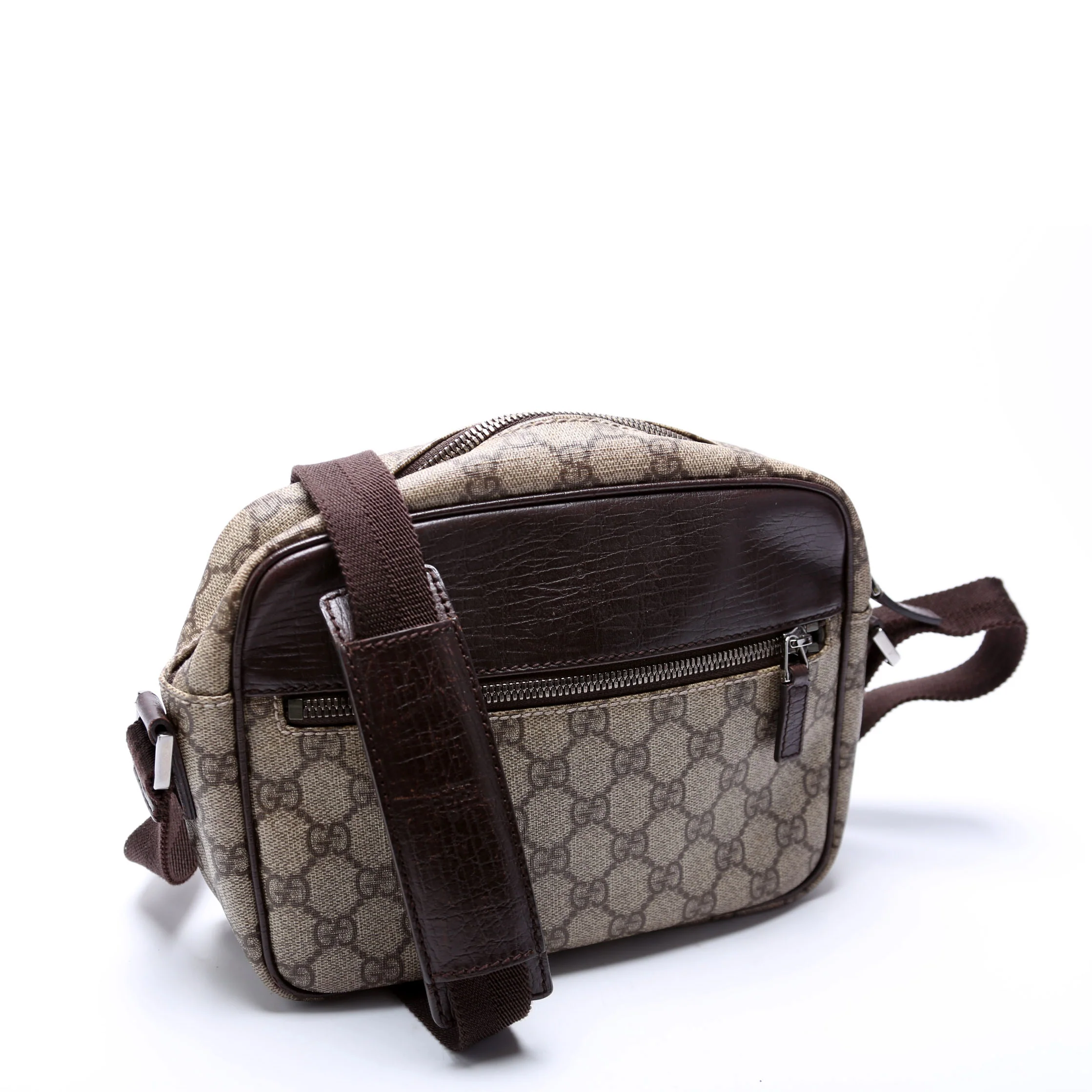114291 GG Supreme Crossbody Brown - Image 2
