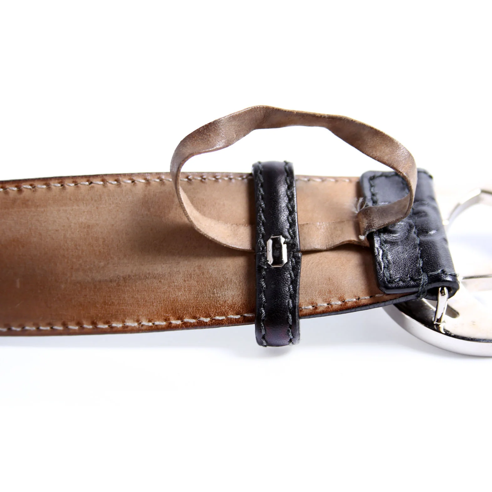 114984 Guccissima Belt Size 85/34 Black - Image 8