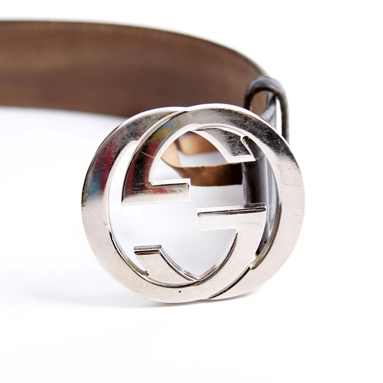 114984 Guccissima Belt Size 85/34 Black - Image 9