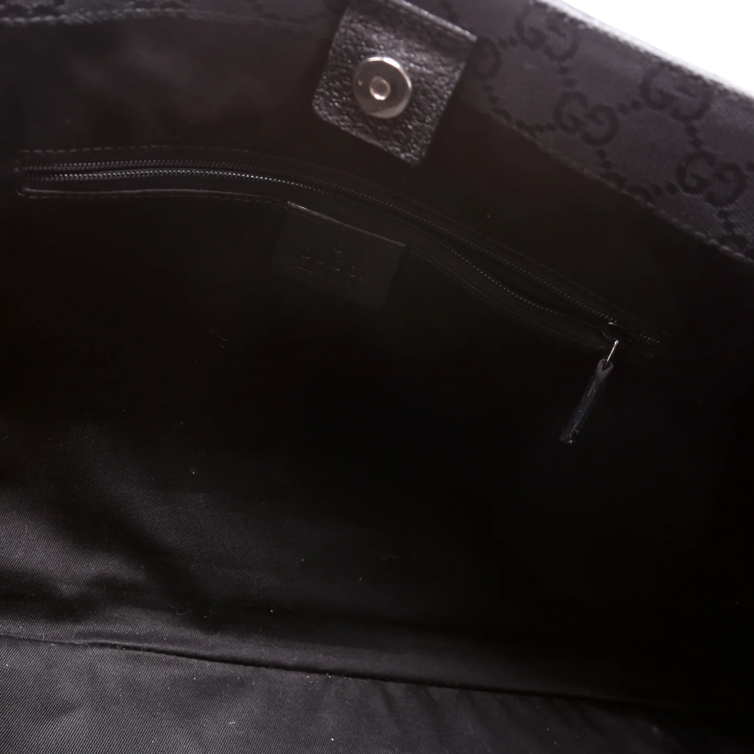 115015 GG Canvas Tote Black - Image 8