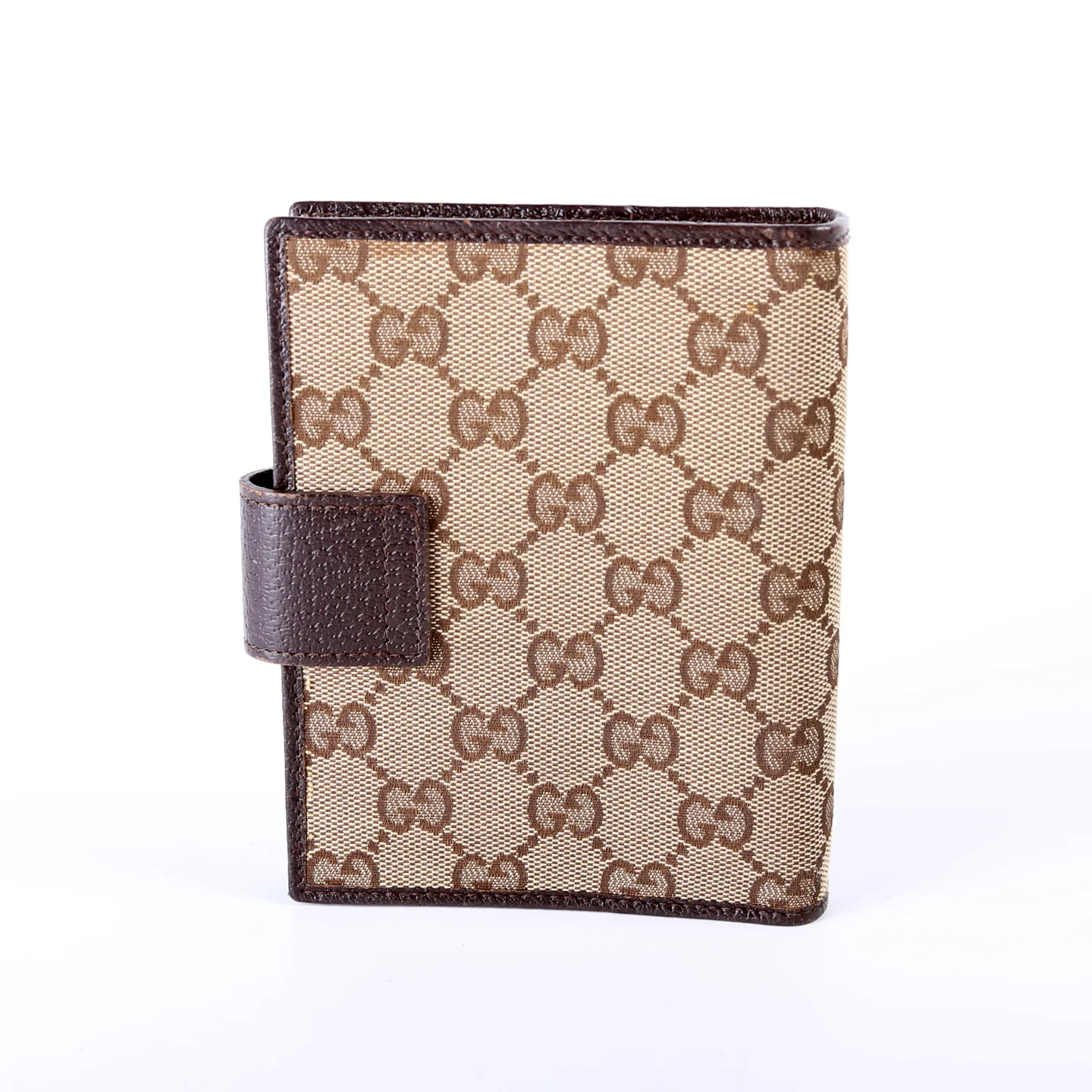 115240 GG Canvas Small Agenda Brown - Image 2
