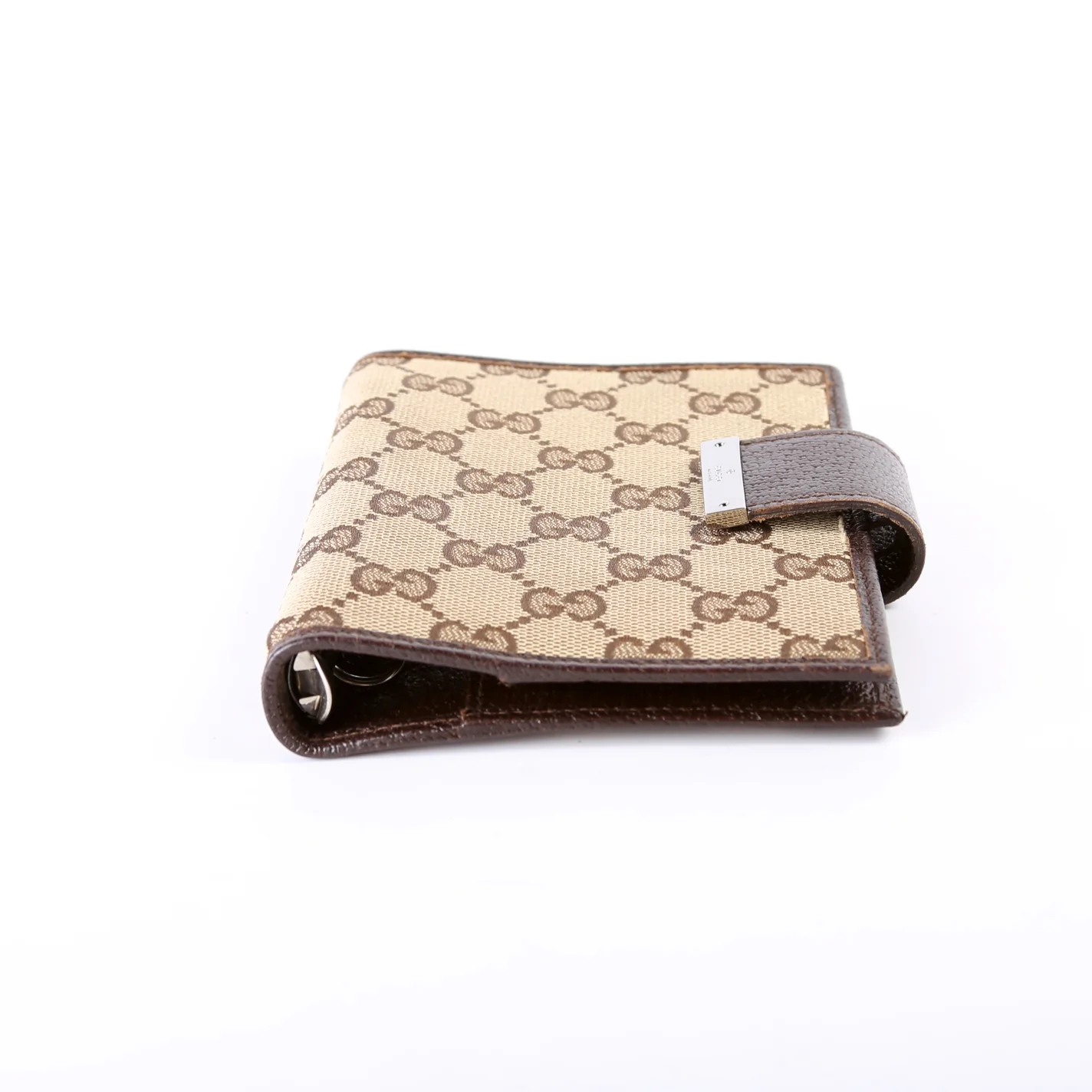 115240 GG Canvas Small Agenda Brown - Image 4