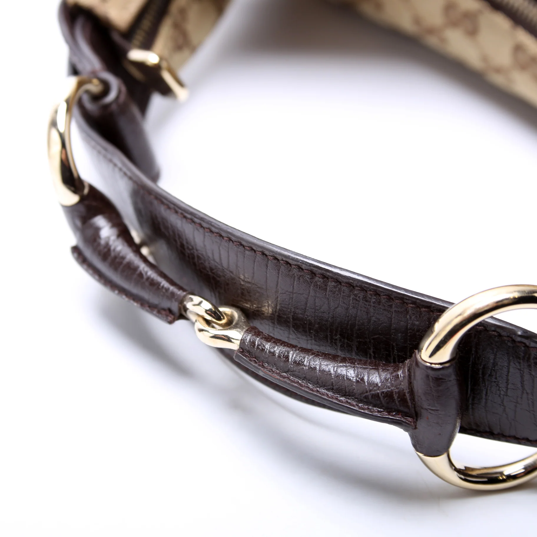 115867 Horsebit GG Canvas Hobo - Image 7