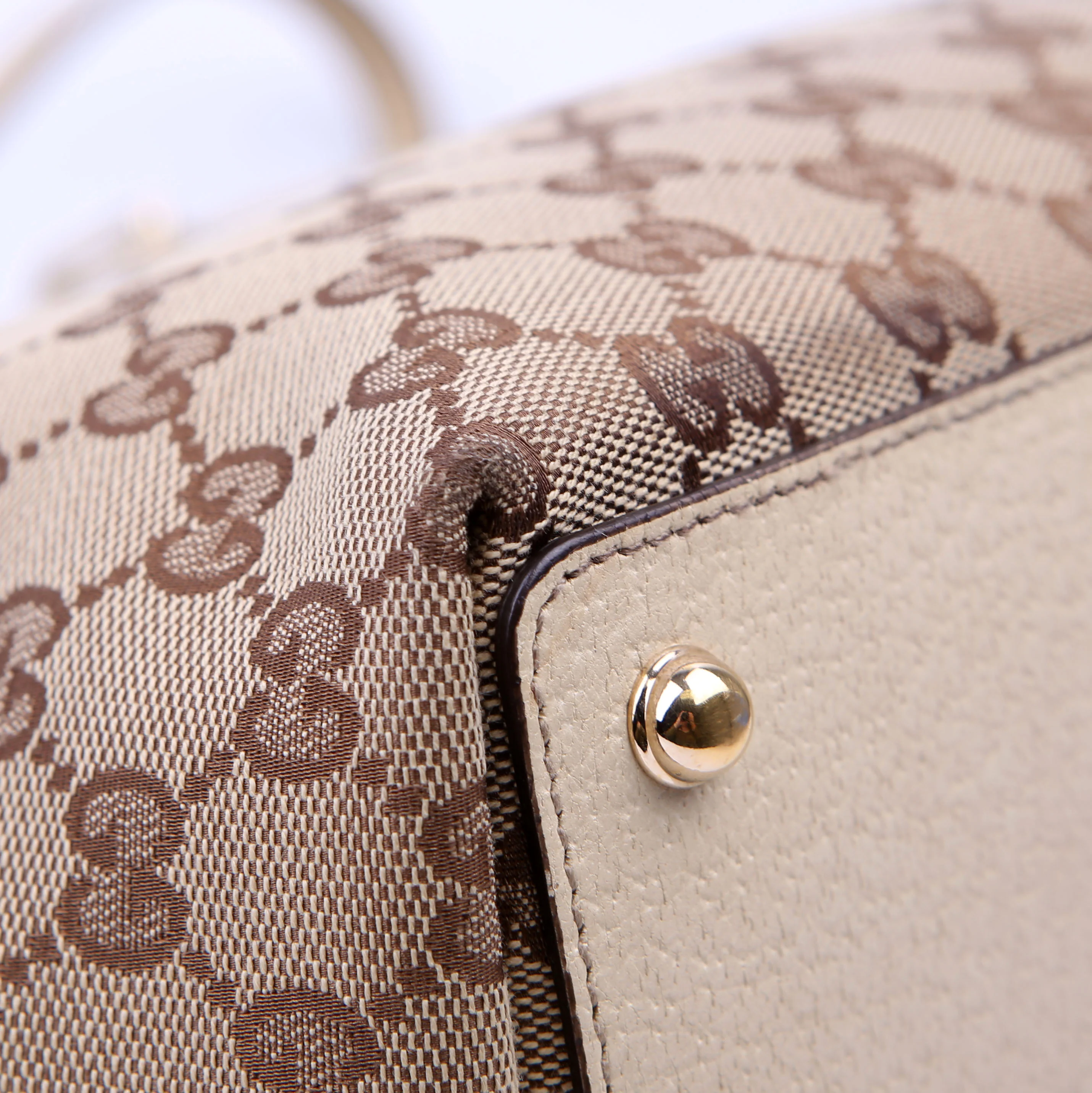 120836 GG Supreme Eclipse Tote Large Tan - Image 7