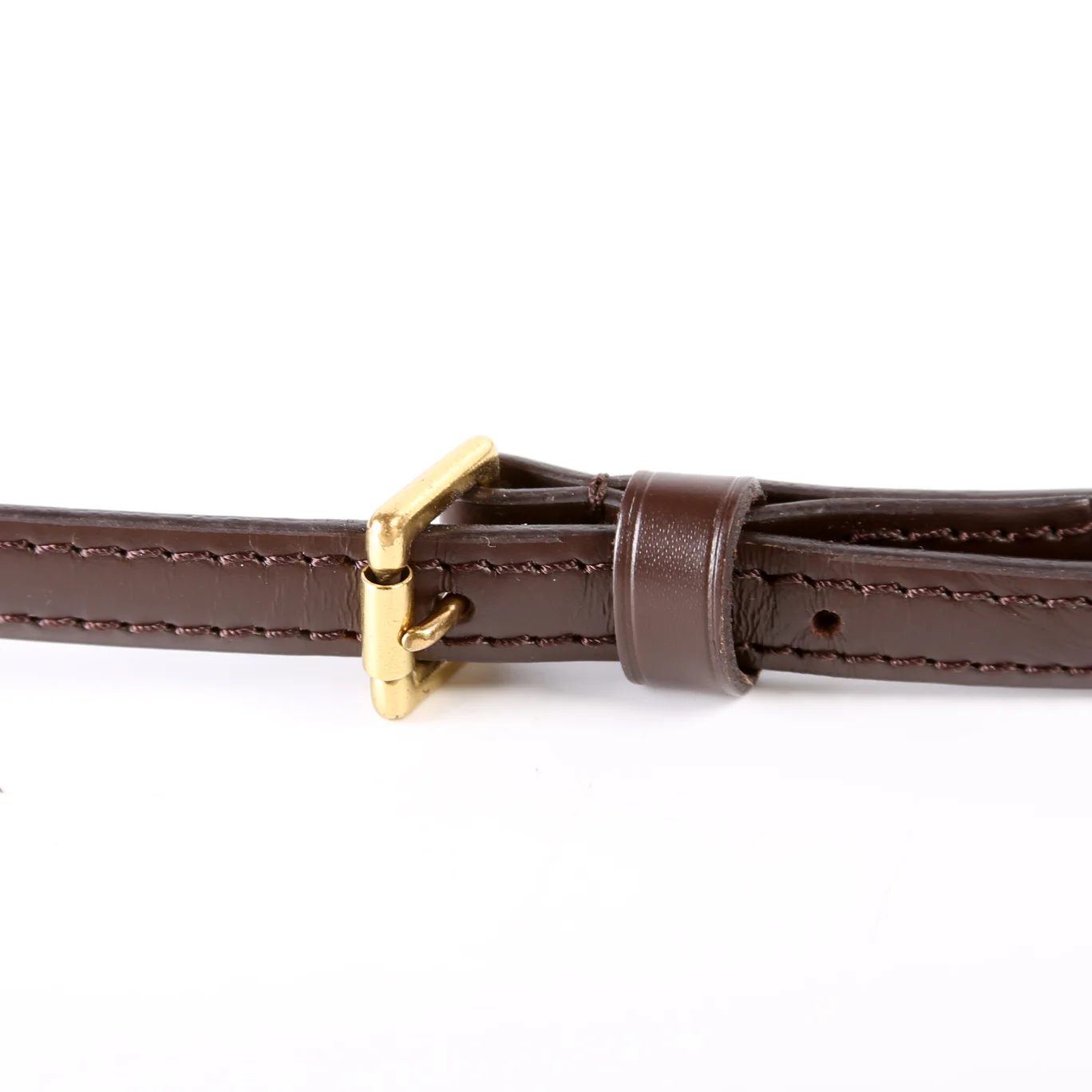 12MM Calfskin Damier Ebene Adjustable Strap - Image 5