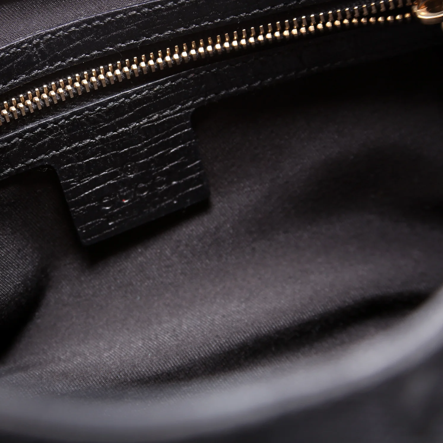 130995 GG Canvas Web Junco Shoulder Bag Black - Image 8