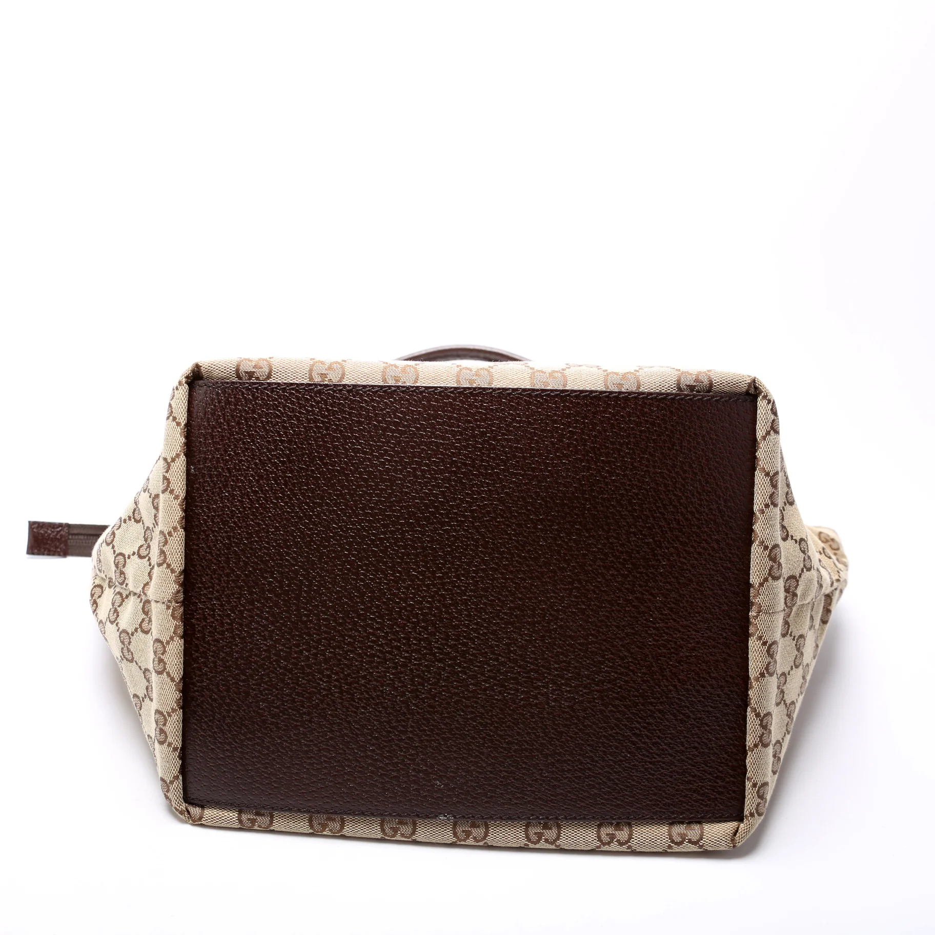 131230 GG Canvas Web Bucket Tote - Image 4