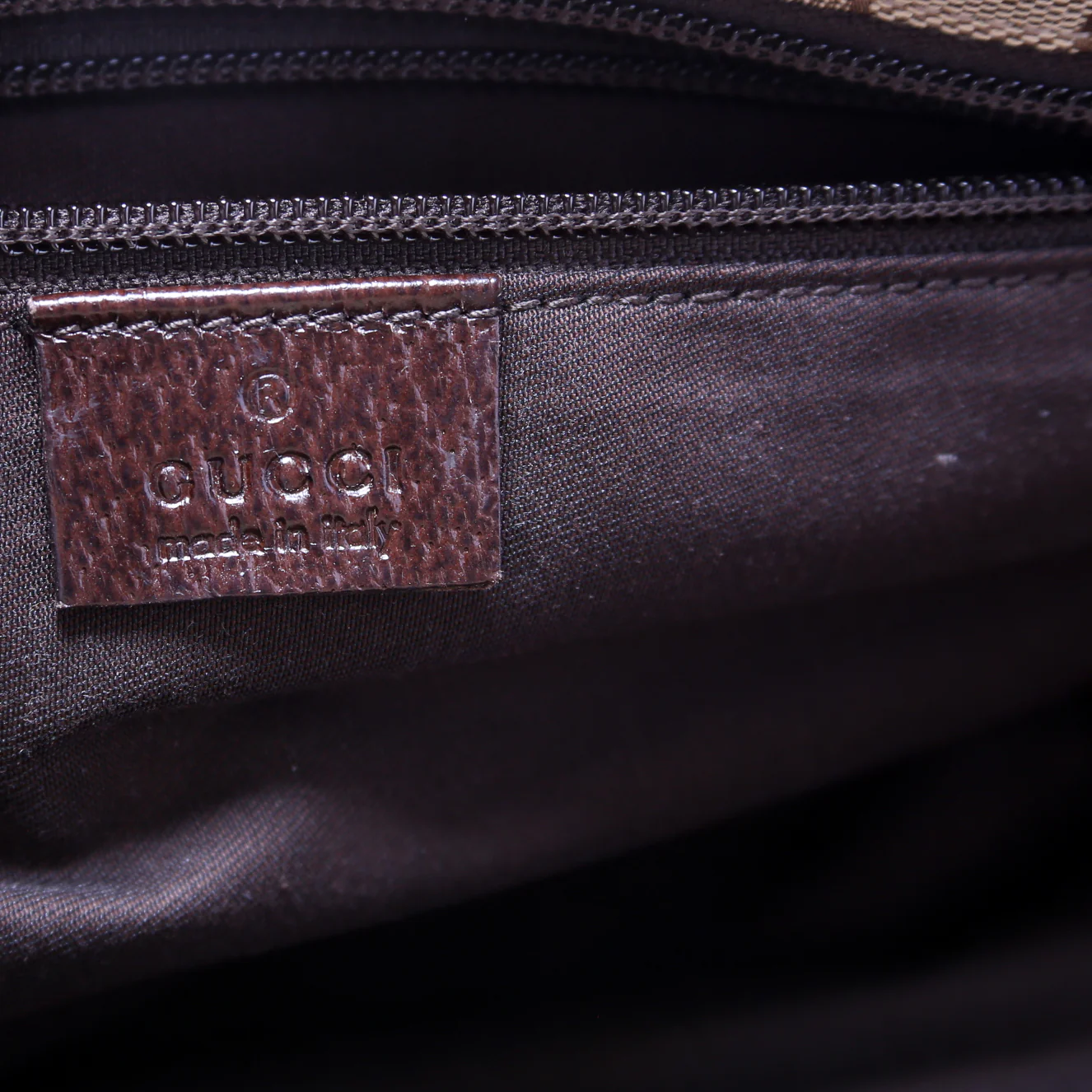 131230 GG Canvas Web Bucket Tote - Image 9