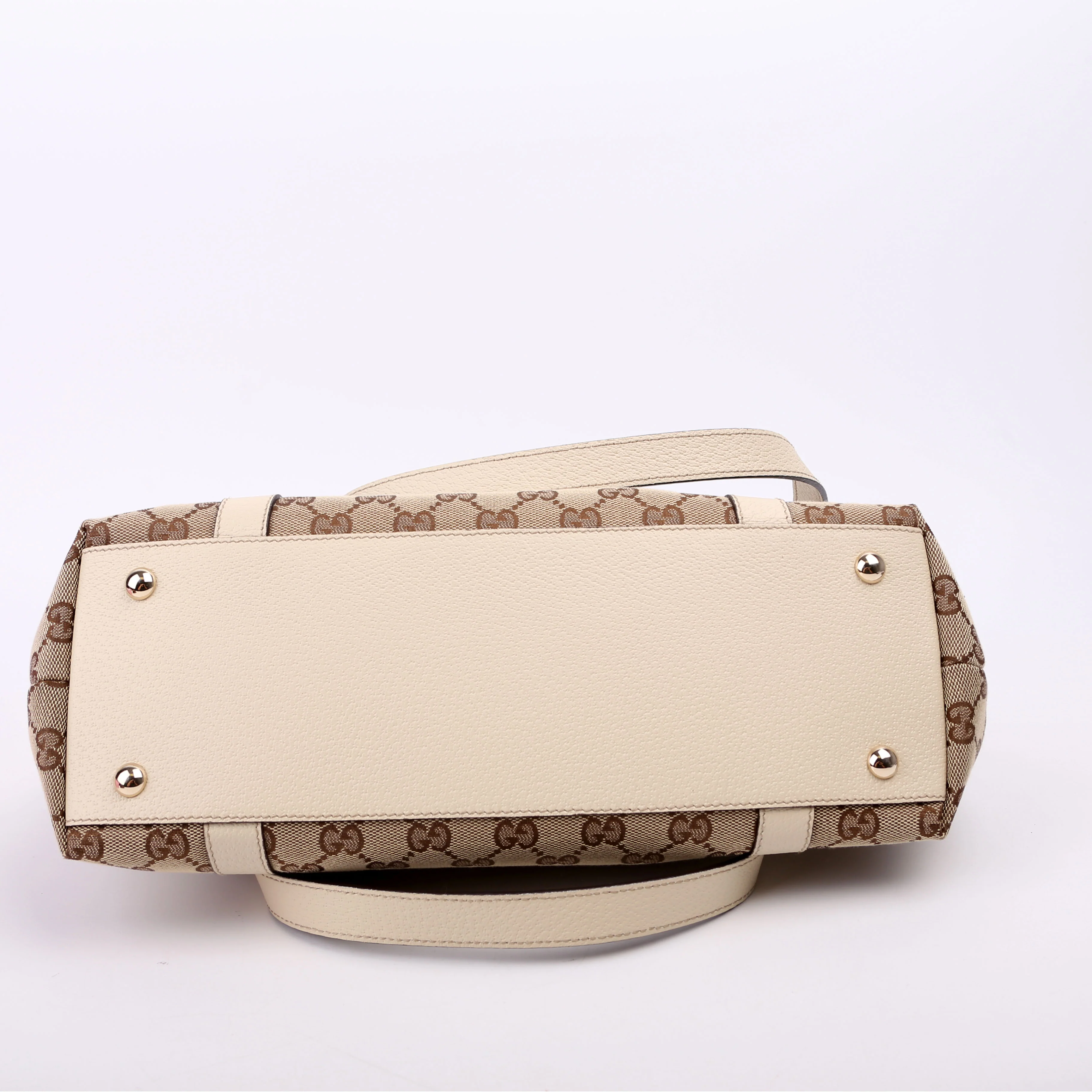 141470 GG Canvas Abbey Tote Cream - Image 4