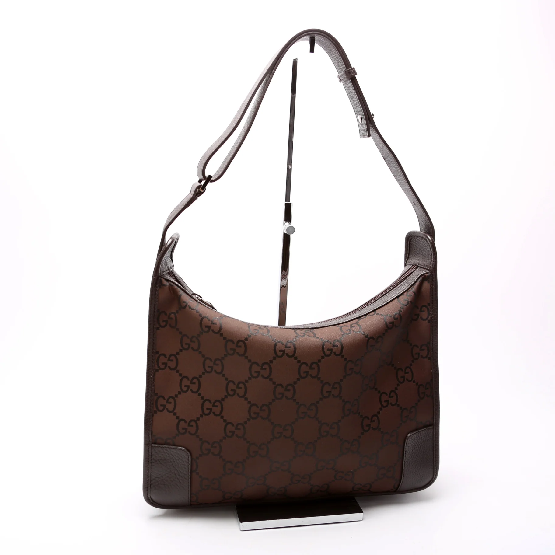 143743 GG Nylon Shoulder Bag - Image 2