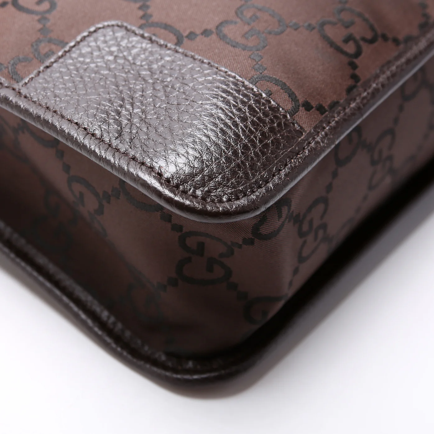 143743 GG Nylon Shoulder Bag - Image 5