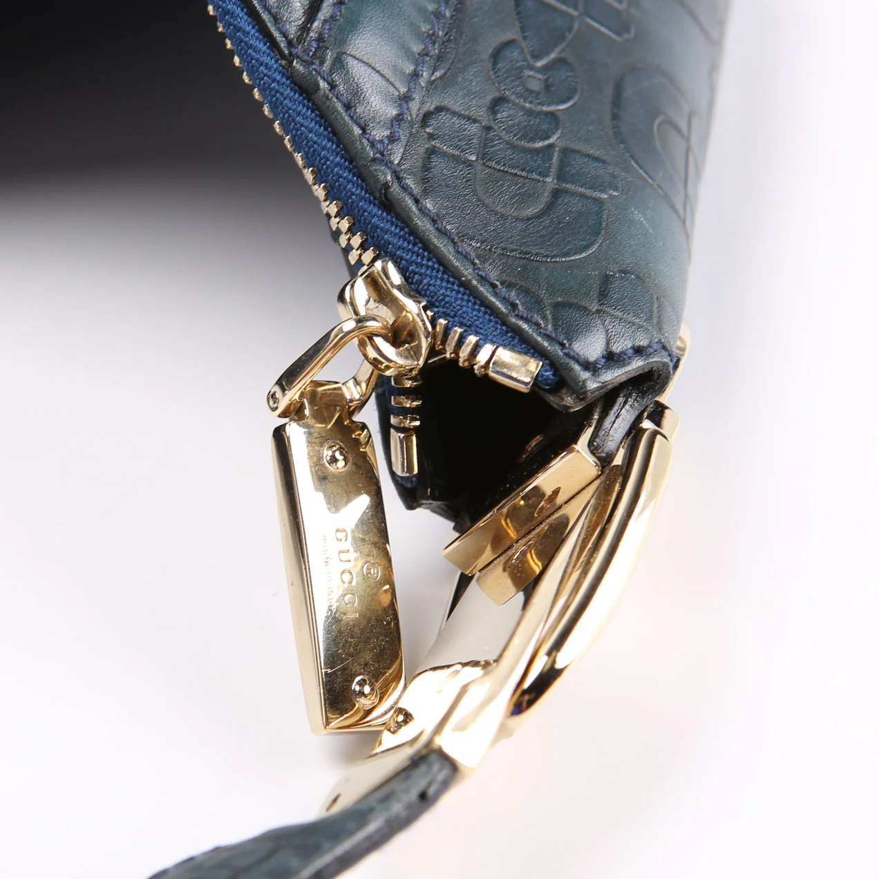 145764 Suede Glam Hobo Blue - Image 9
