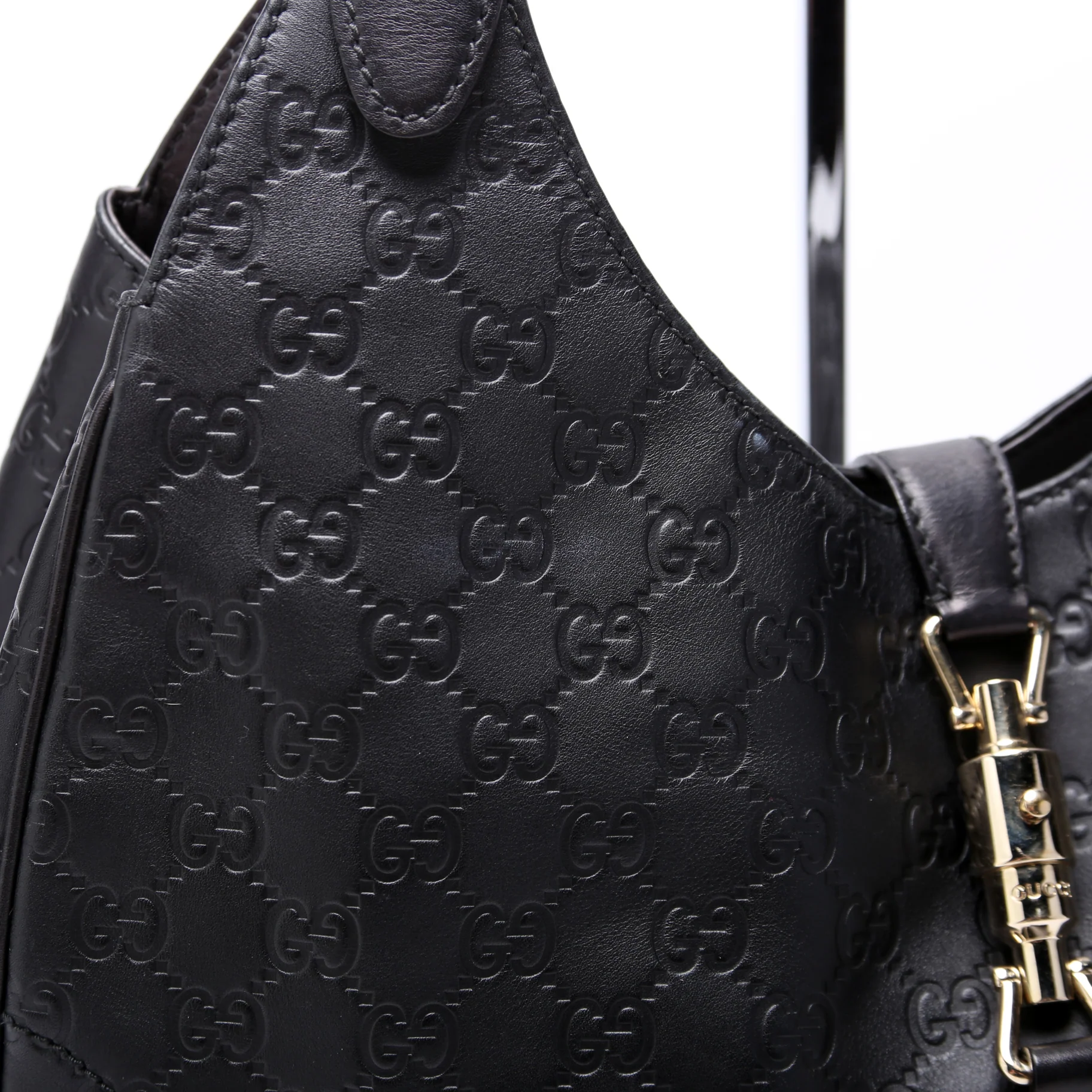 145820 Jackie Medium Leather Hobo - Image 5