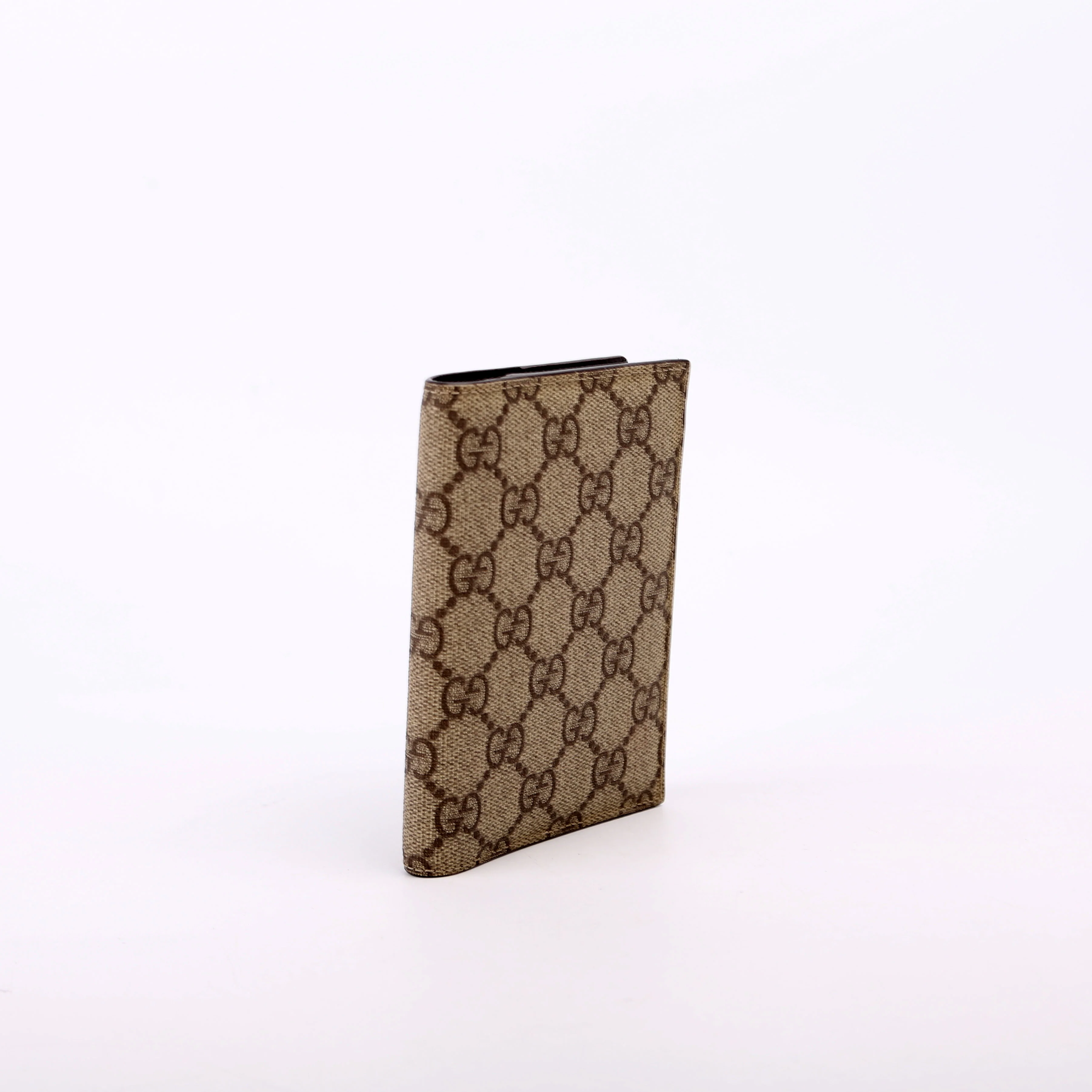 154694 GG Supreme Passport Case Brown - Image 2