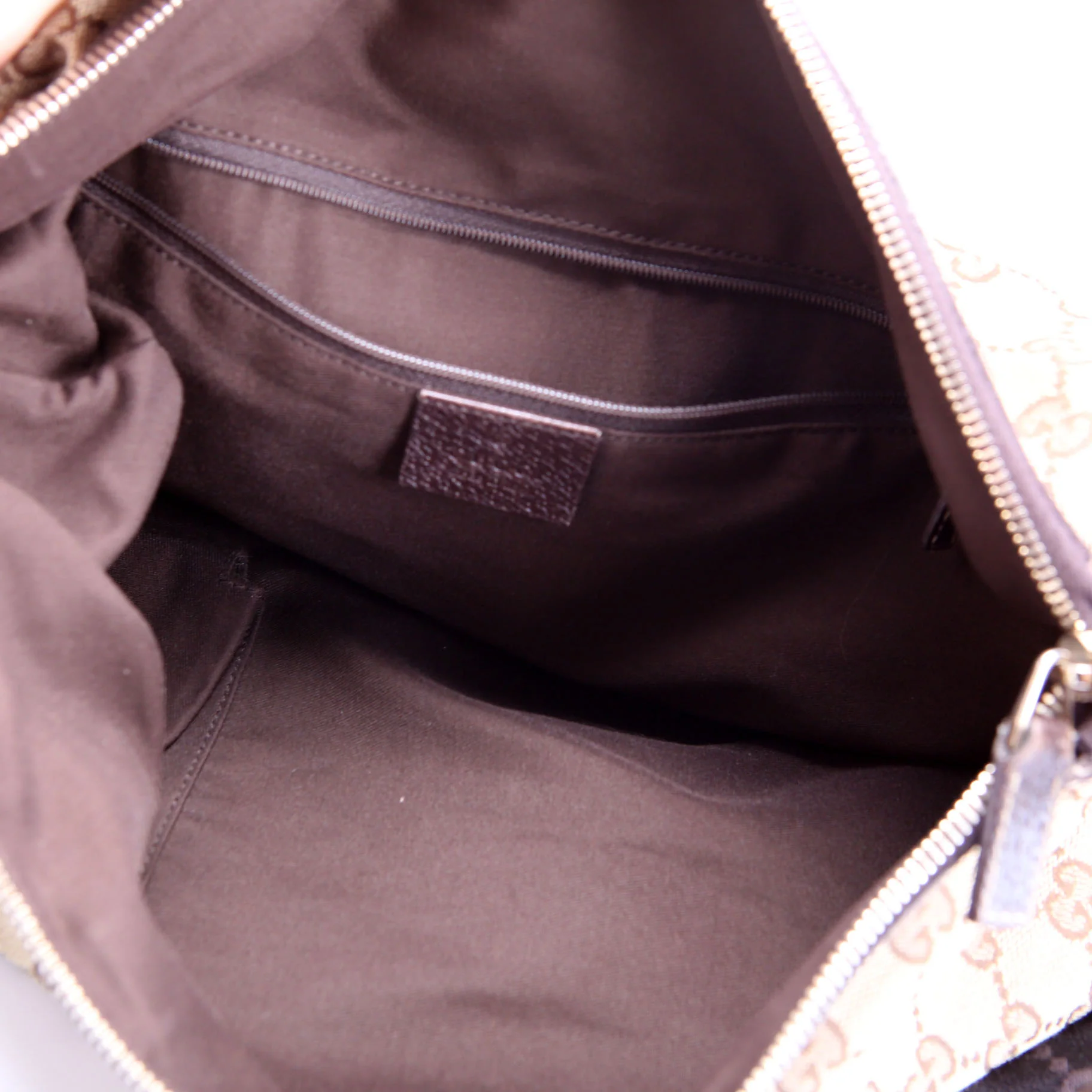 161718 GG Canvas Shoulder Bag Medium Brown - Image 9