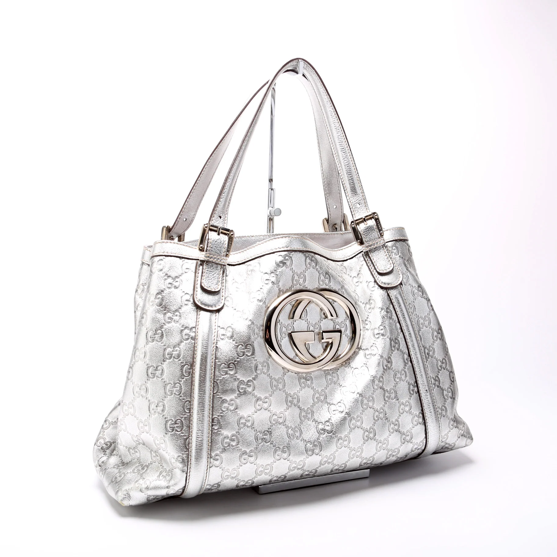 162094 G Leather Britt Medium Tote - Image 2