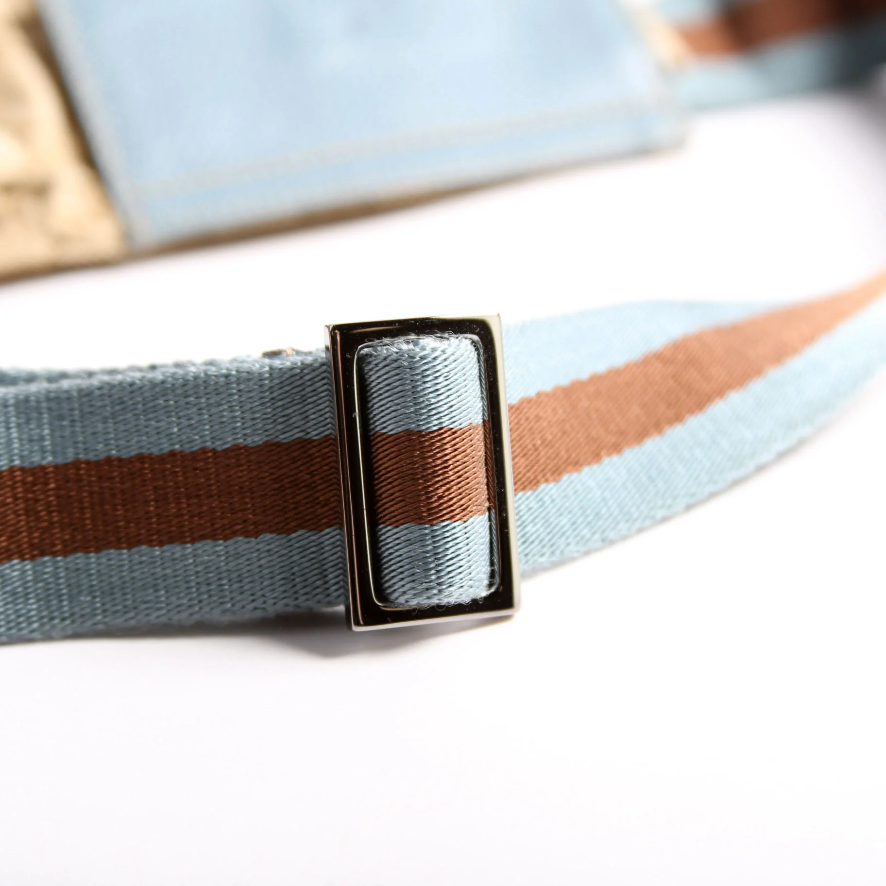 162962 GG Canvas Mini Waist Bag Beige/Blue - Image 12
