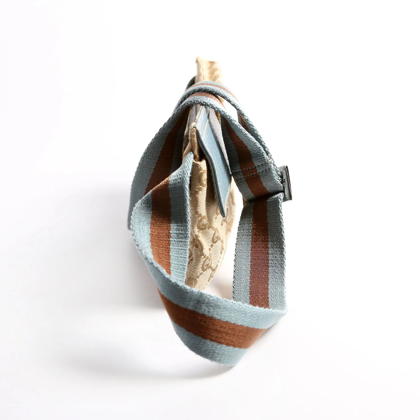 162962 GG Canvas Mini Waist Bag Beige/Blue - Image 3
