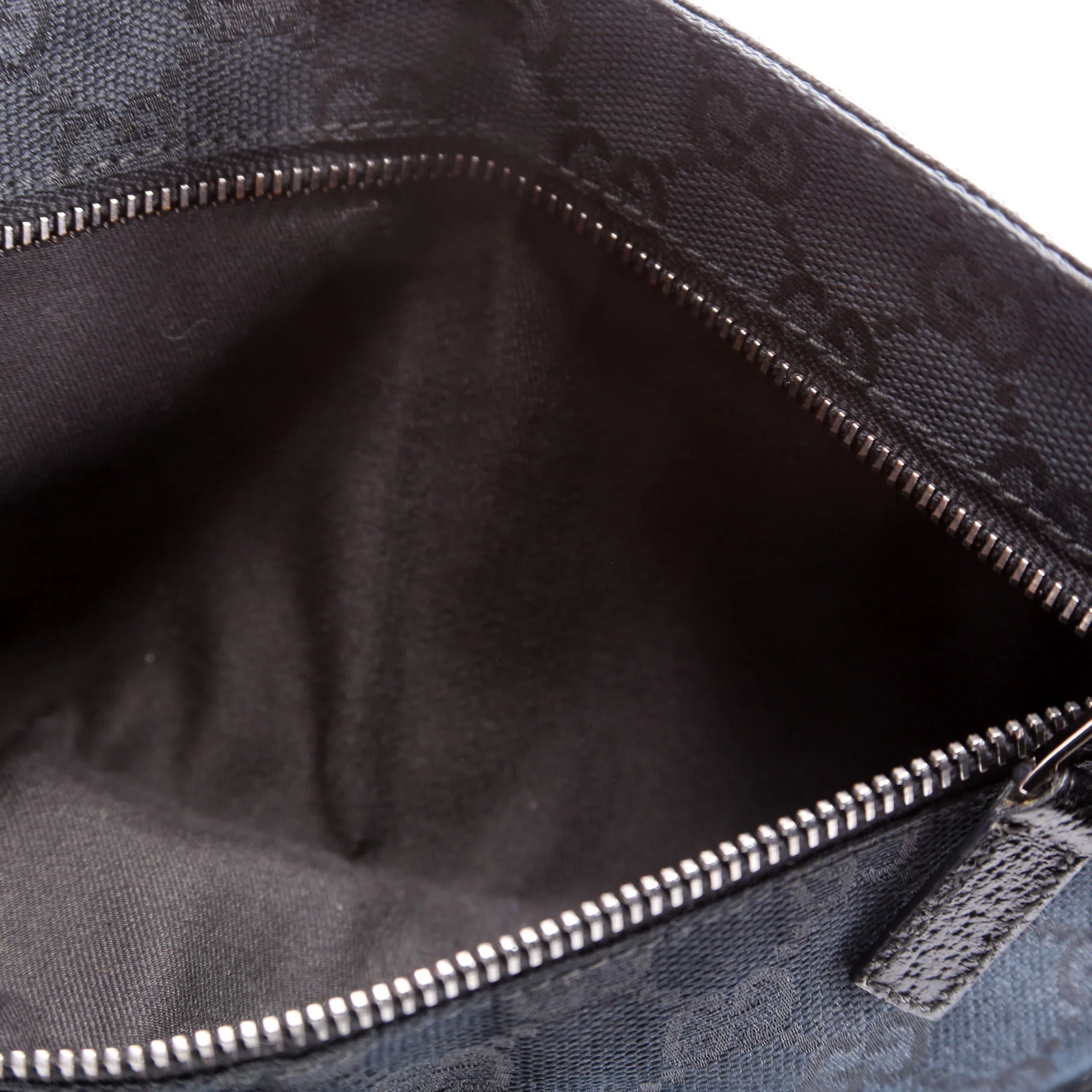 162962 GG Canvas Mini Waist Bag Black - Image 7