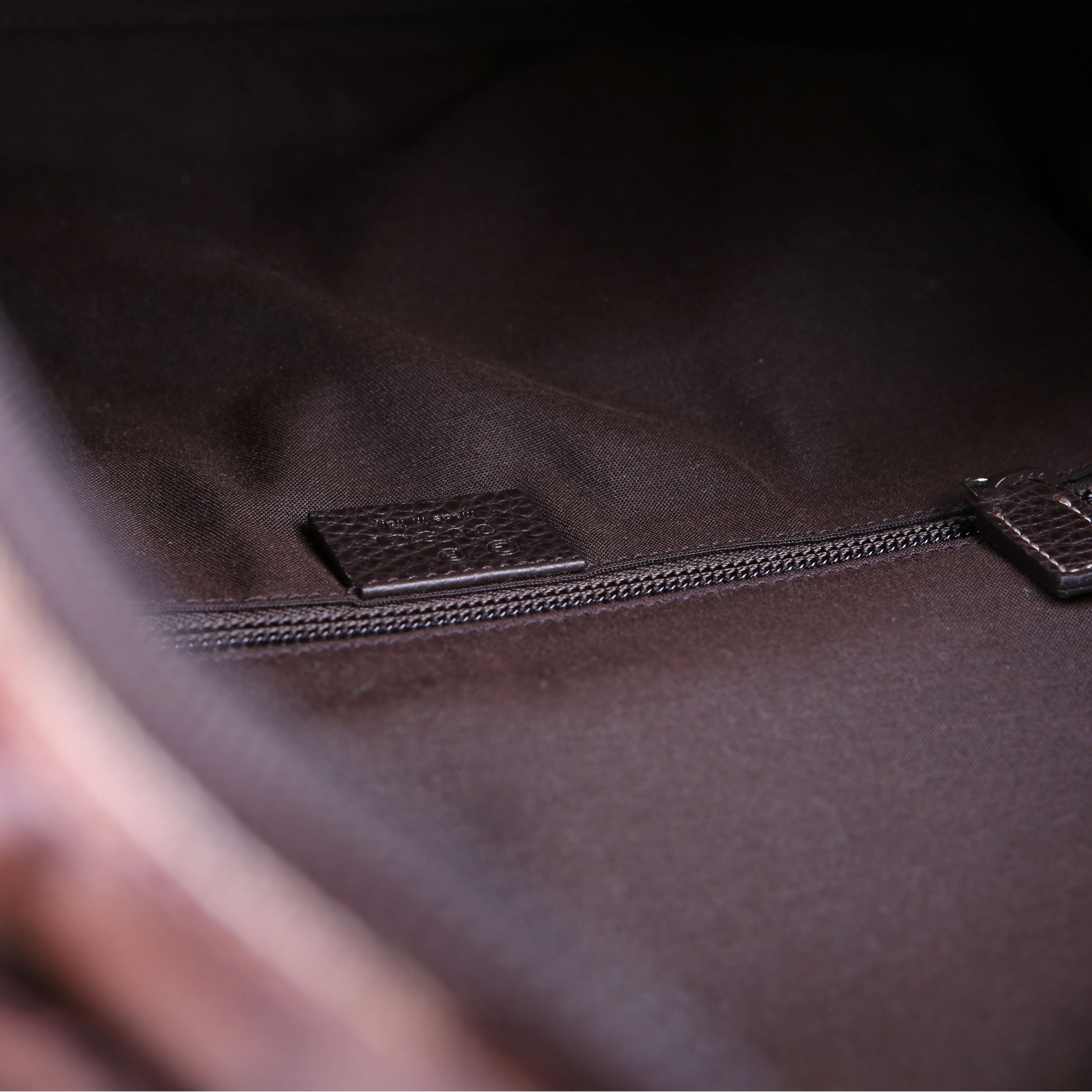 179606 Crystal GG Canvas Backpack Brown - Image 9