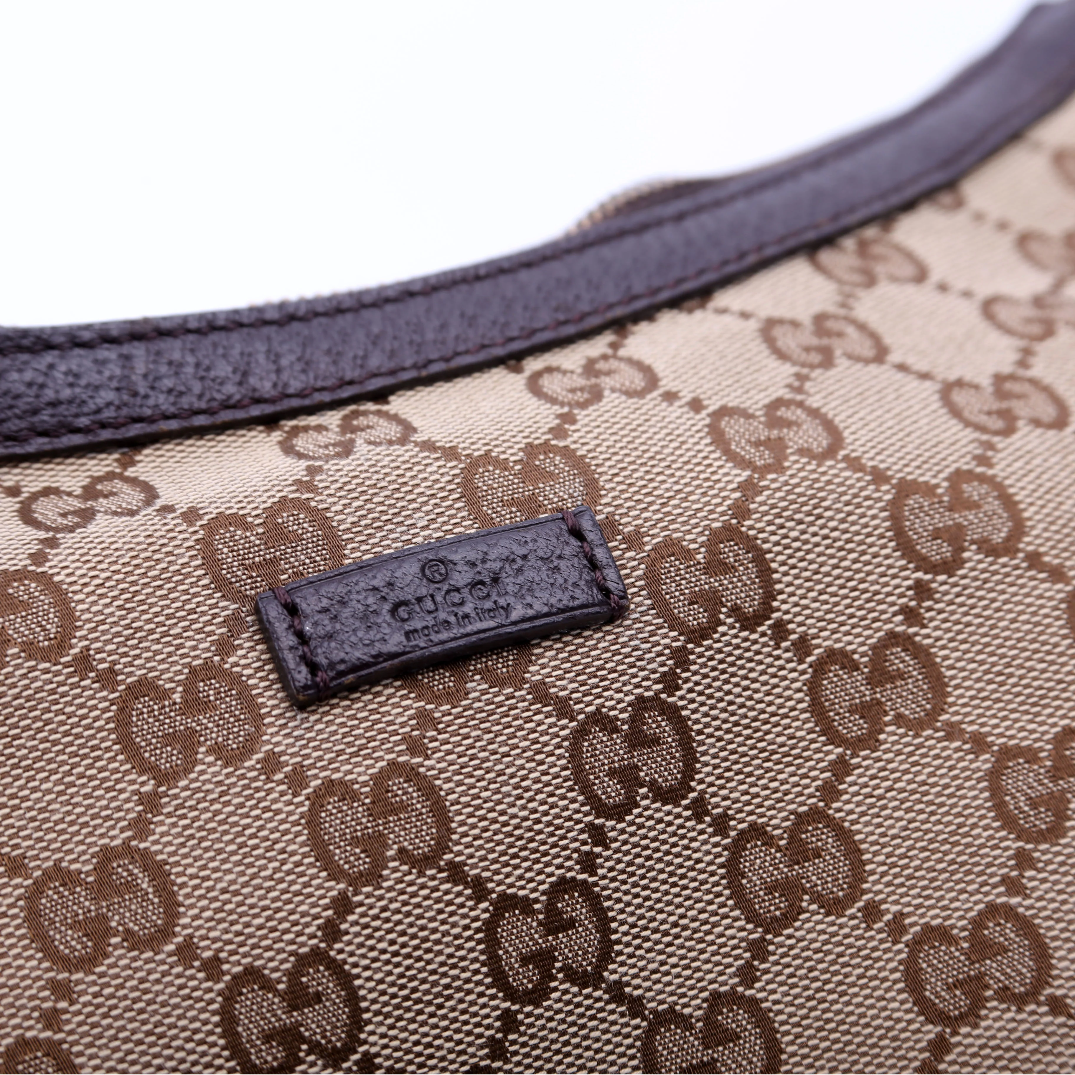 181092 GG Canvas Half Moon Hobo - Image 7