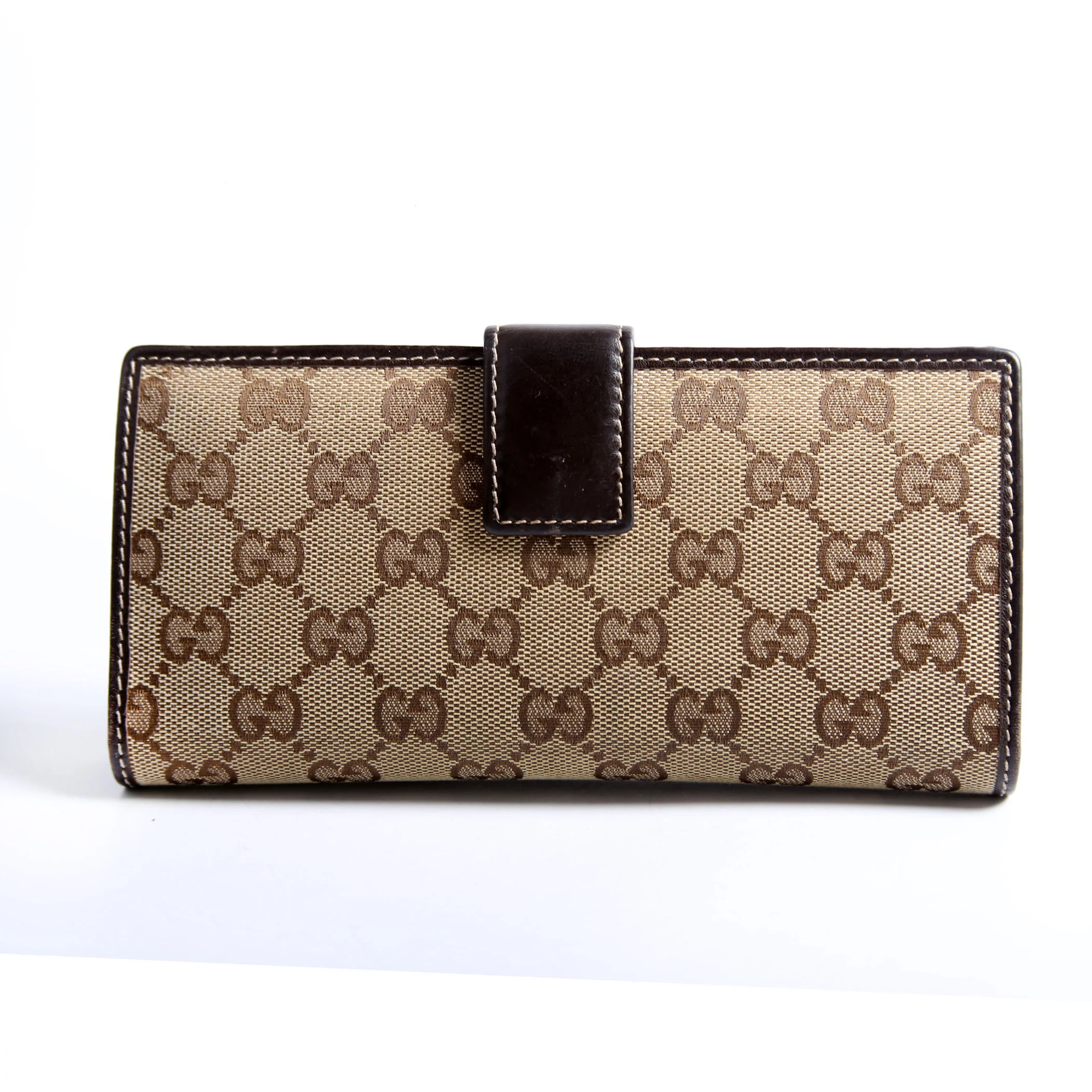 181593 GG Canvas Britt Continental Wallet Brown - Image 2