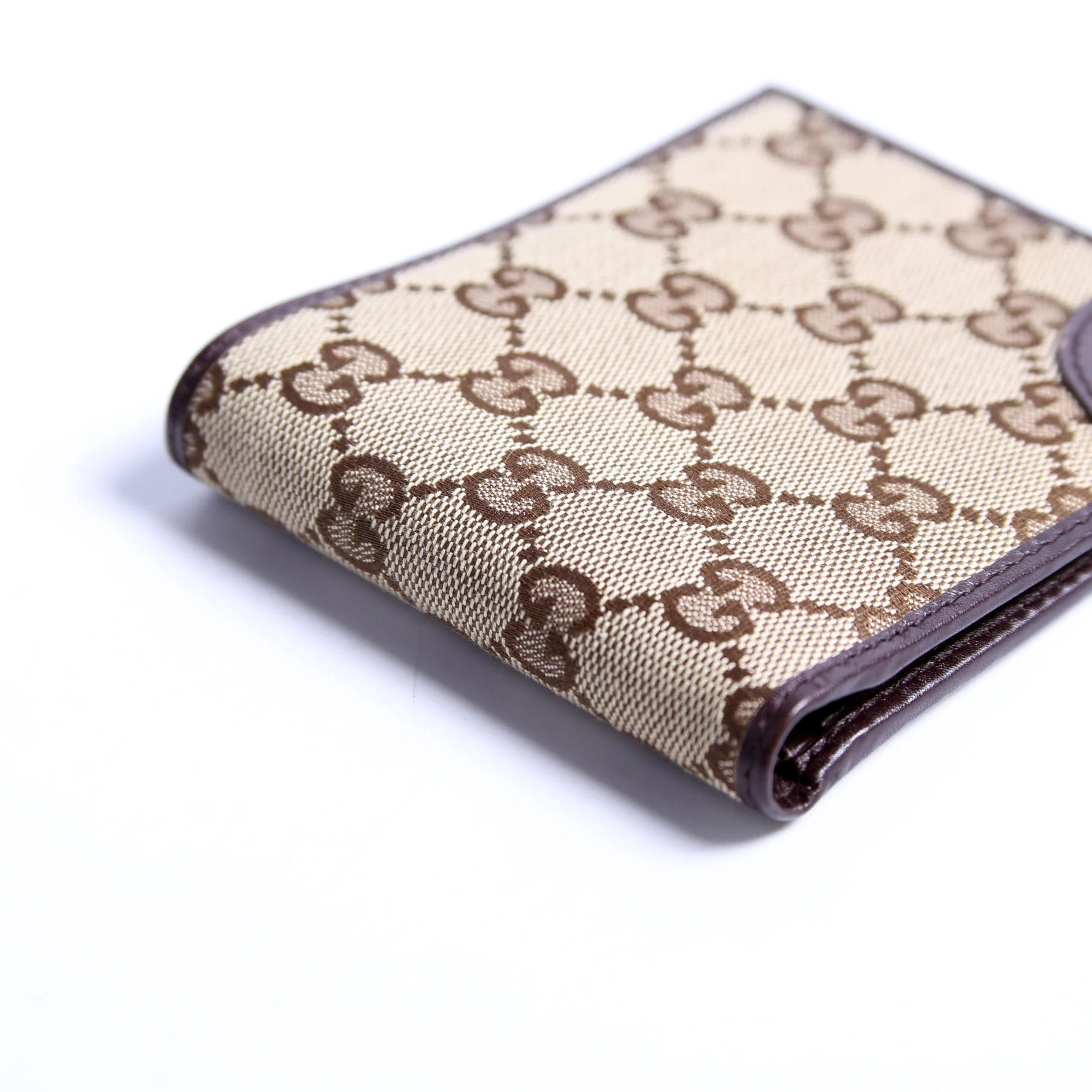 181675 GG Bi-Fold Wallet Brown - Image 4