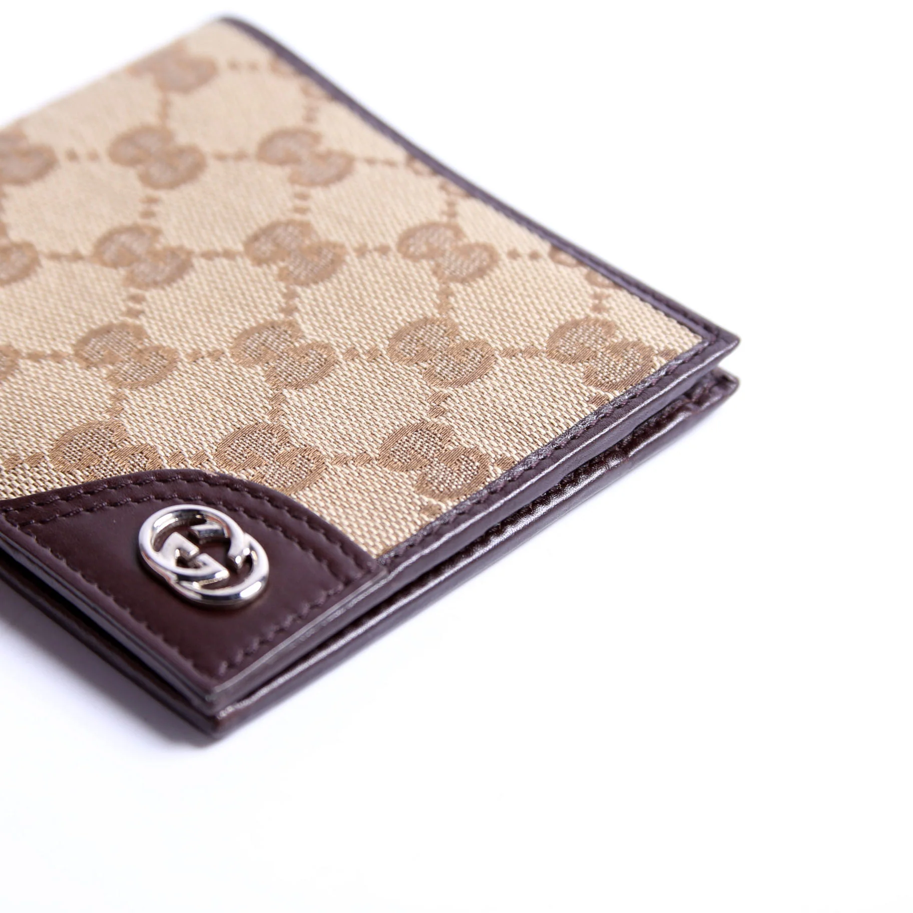 181675 GG Bi-Fold Wallet Brown - Image 5