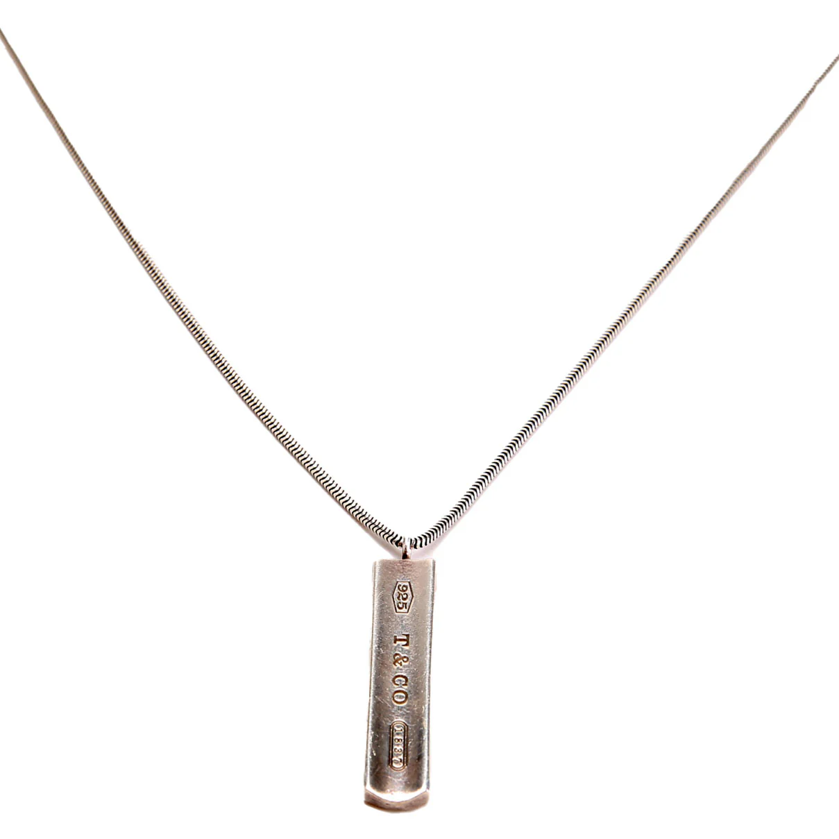 1837 Bar Pendant Necklace 925 - Image 4