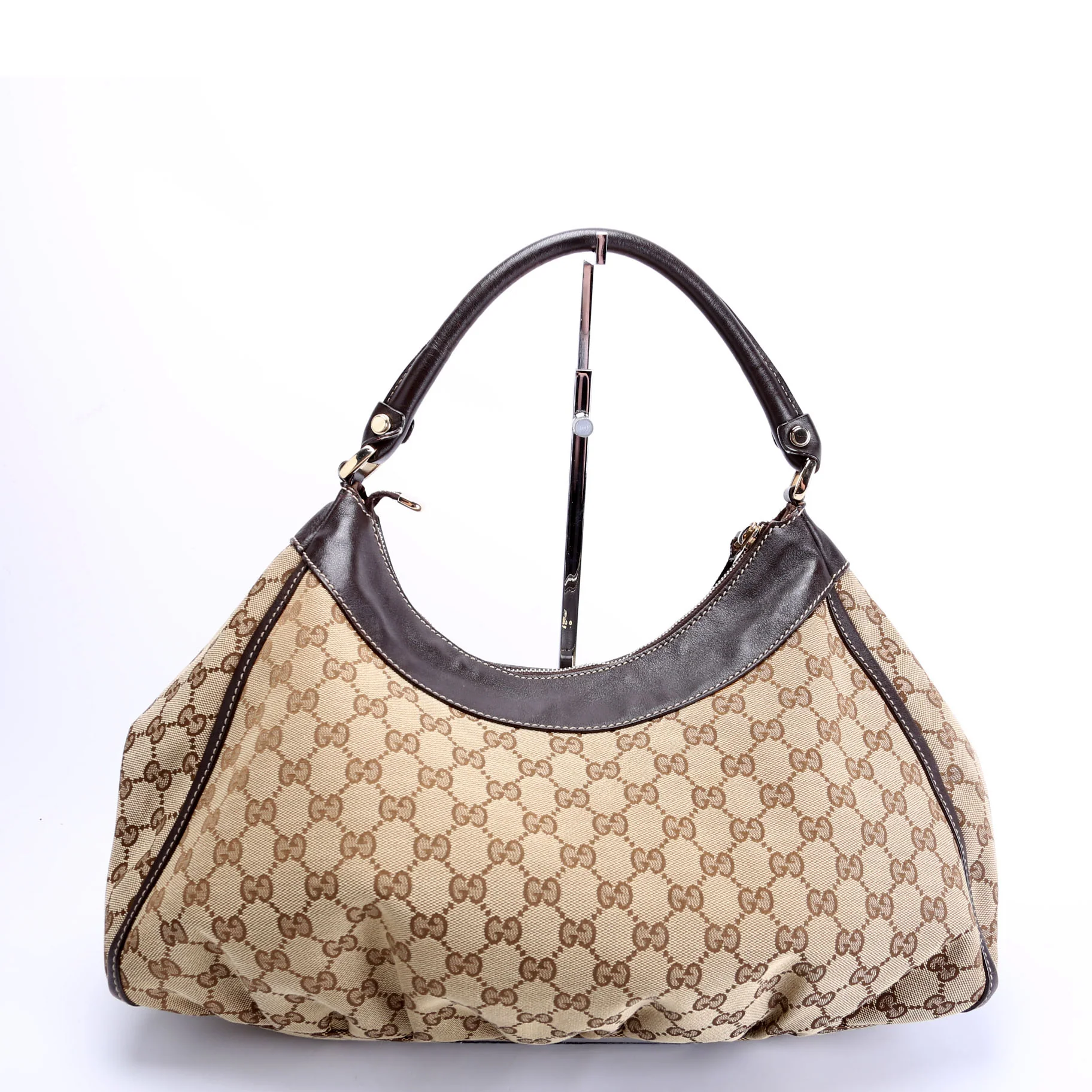 189833 GG Canvas D Ring Hobo - Image 3