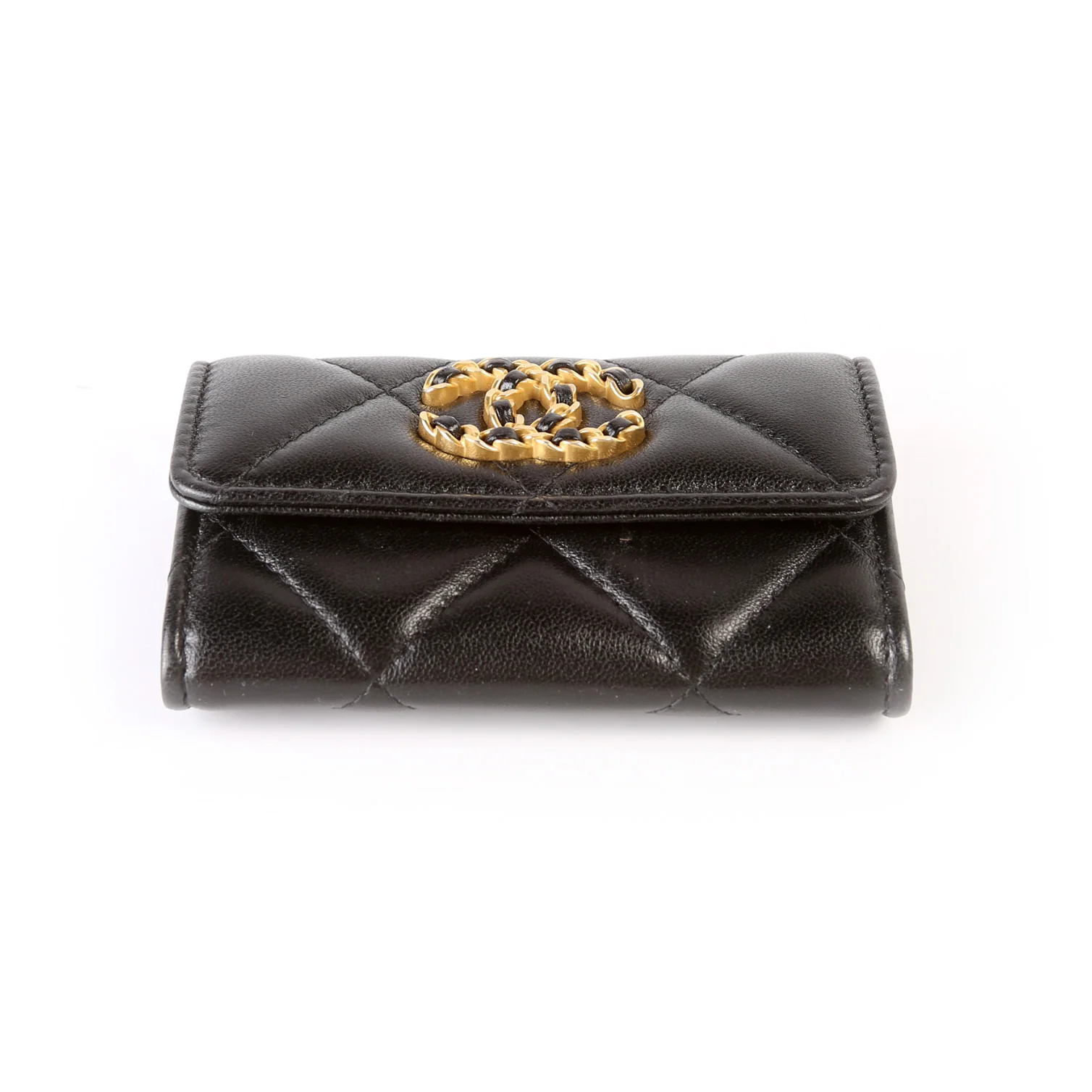 19 Flap Card Holder Quilted Lambskin - Image 5