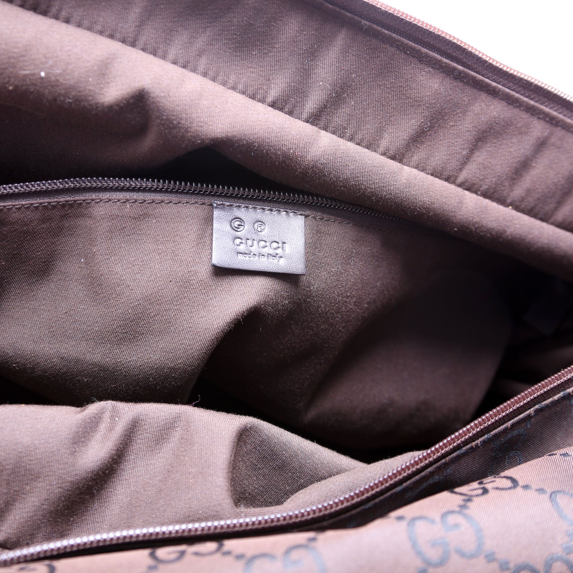190629 GG Canvas Large Duffle Brown - Image 8