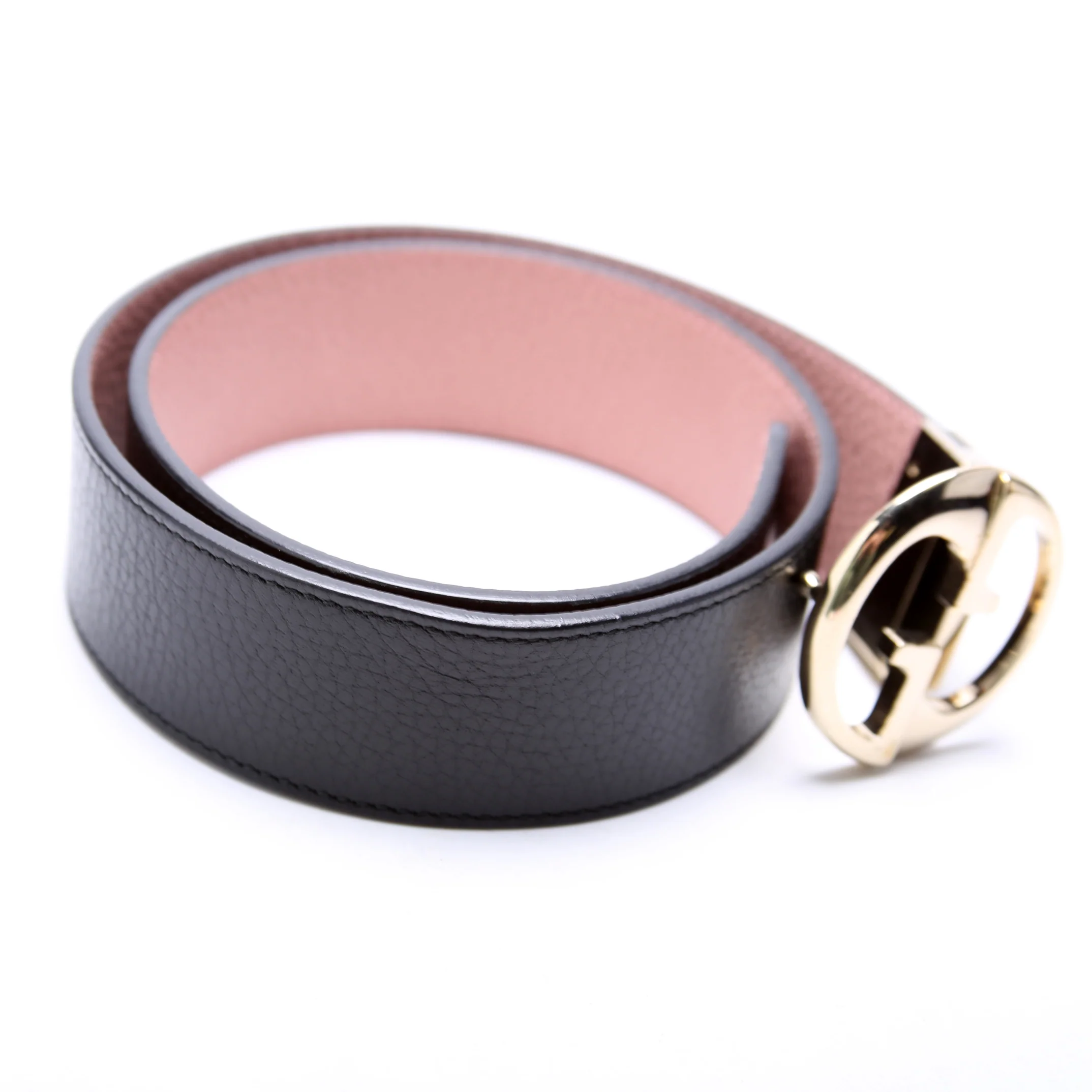 1973 Leather Reversible 450000 Belt Size 65/26 - Image 2