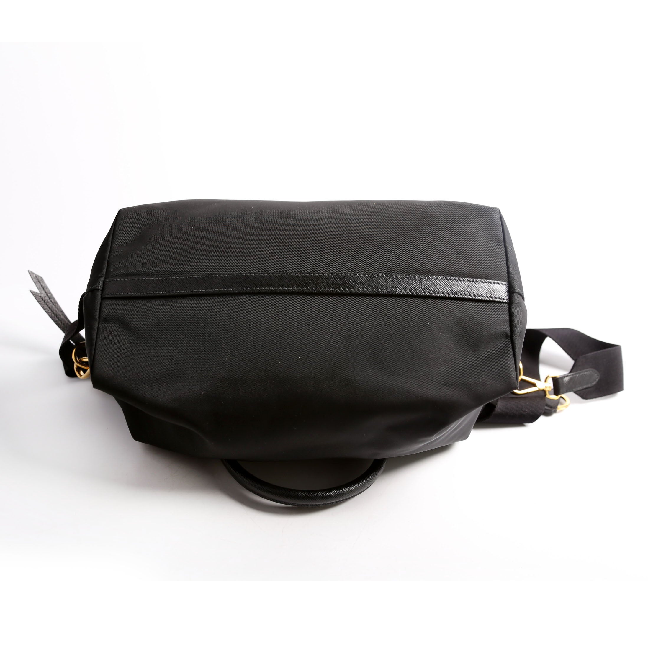 1BA104 Nylon Satchel Black - Image 5