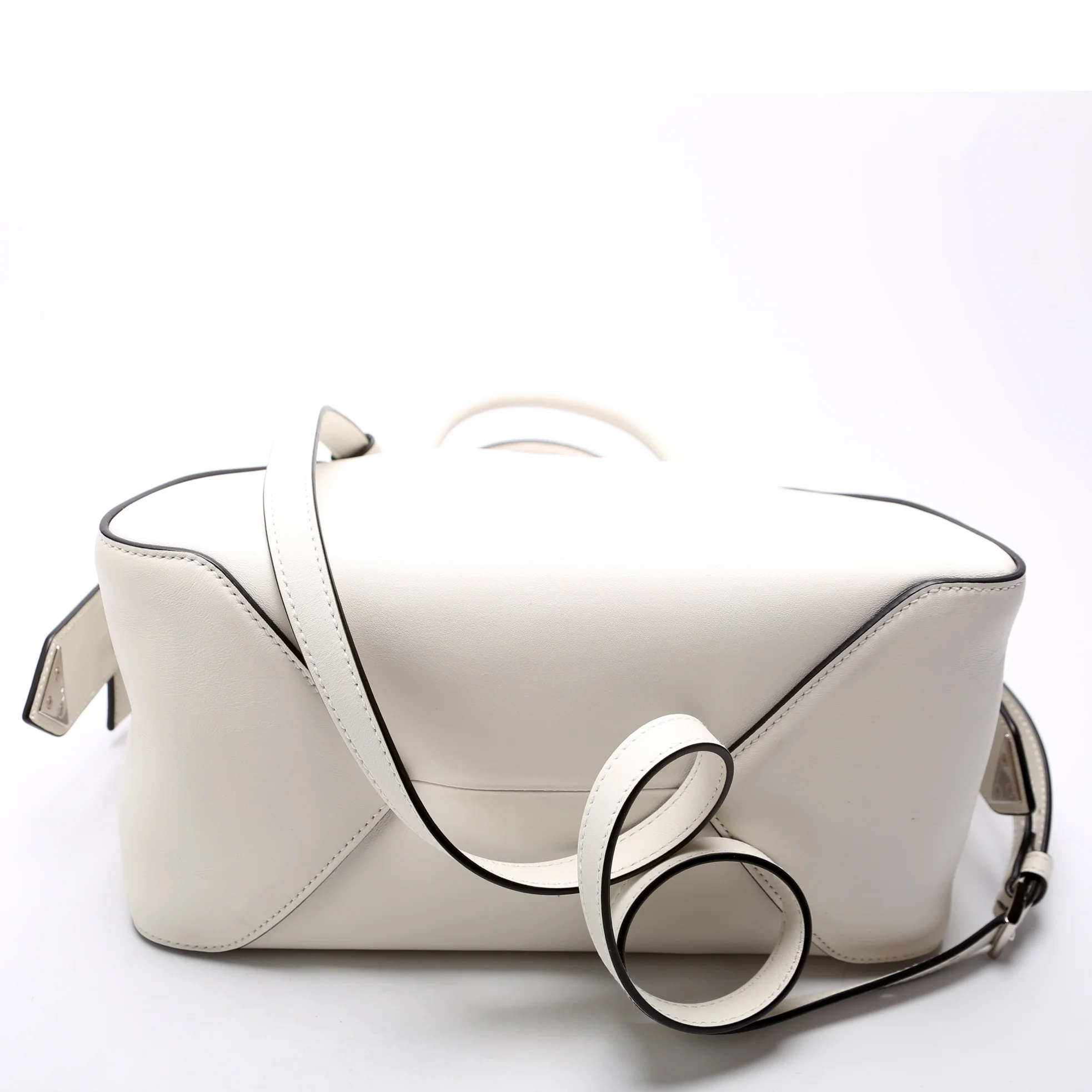 1BA365 Supernova Medium Handbag Calfskin White - Image 4