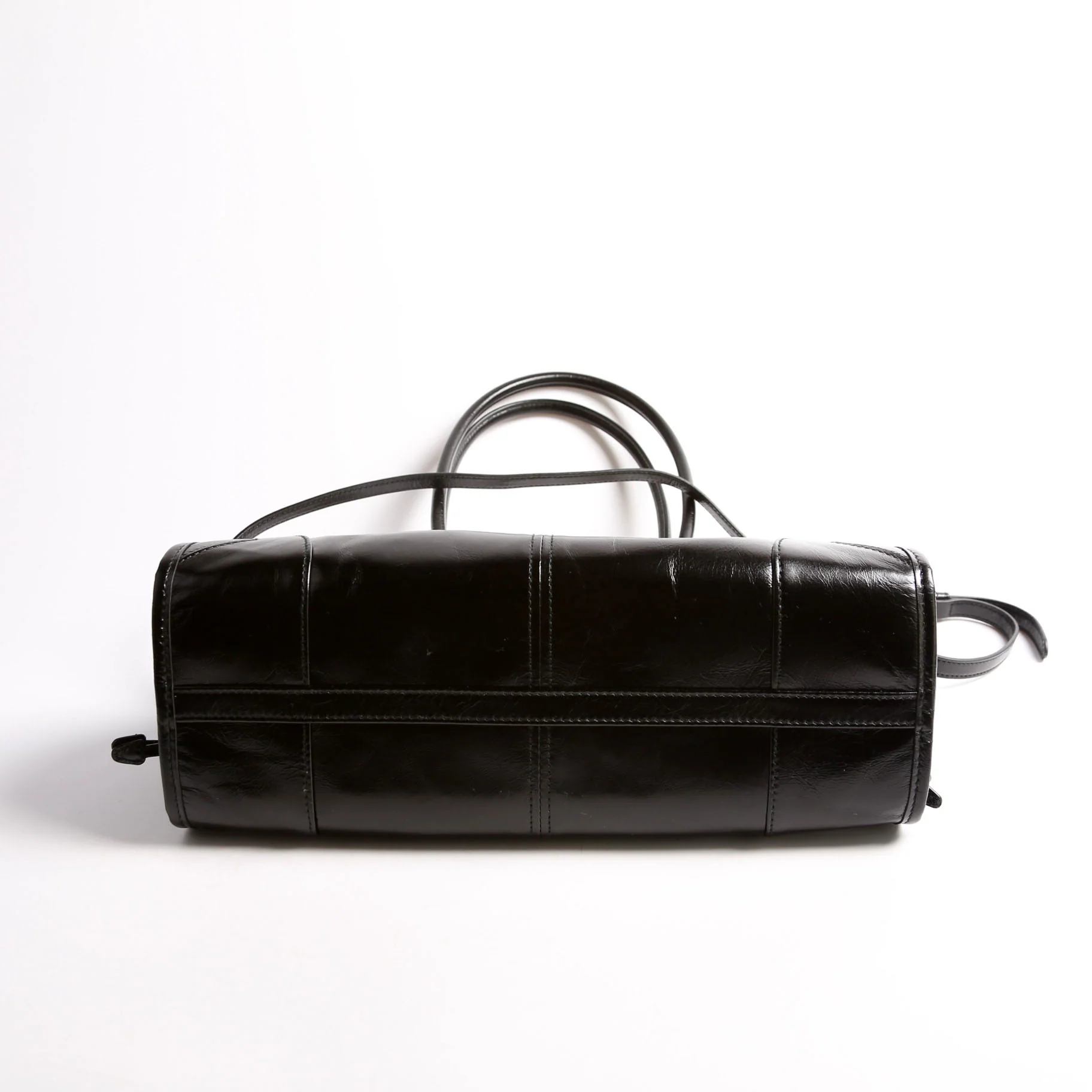 1BA426 Bonnie Medium Calfskin Shoulder Bag Black - Image 3