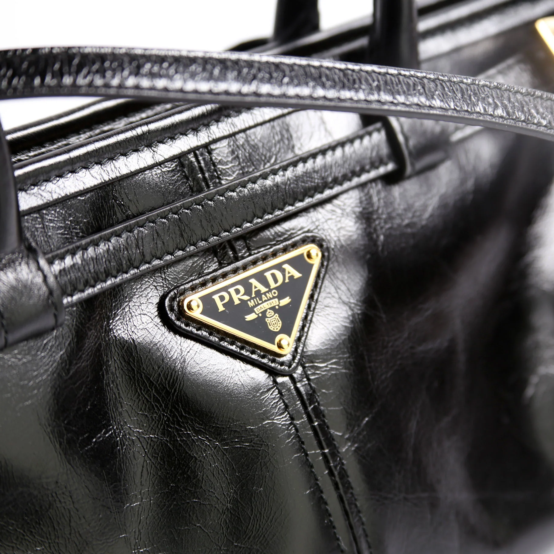 1BA426 Bonnie Medium Calfskin Shoulder Bag Black - Image 6