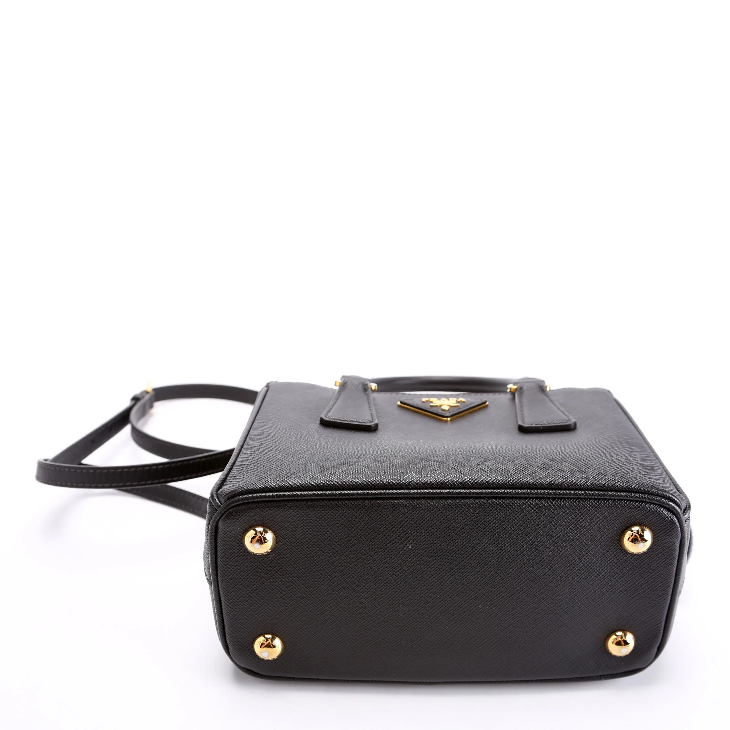 1BA906 Saffiano Lux Galleria Mini Black - Image 4