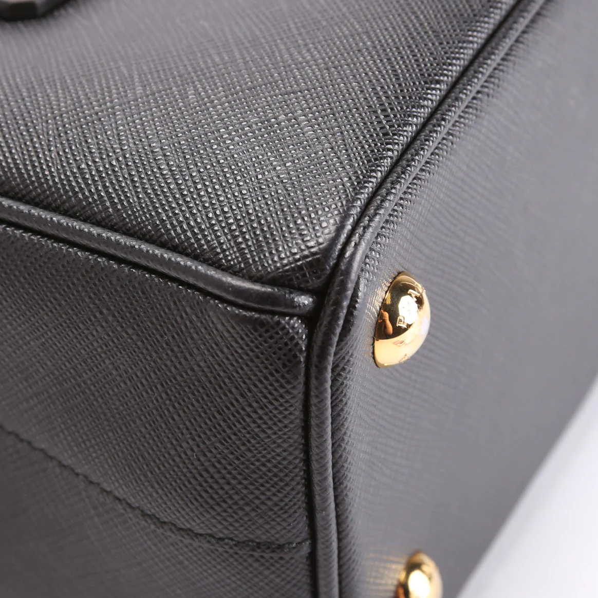 1BA906 Saffiano Lux Galleria Mini Black - Image 6