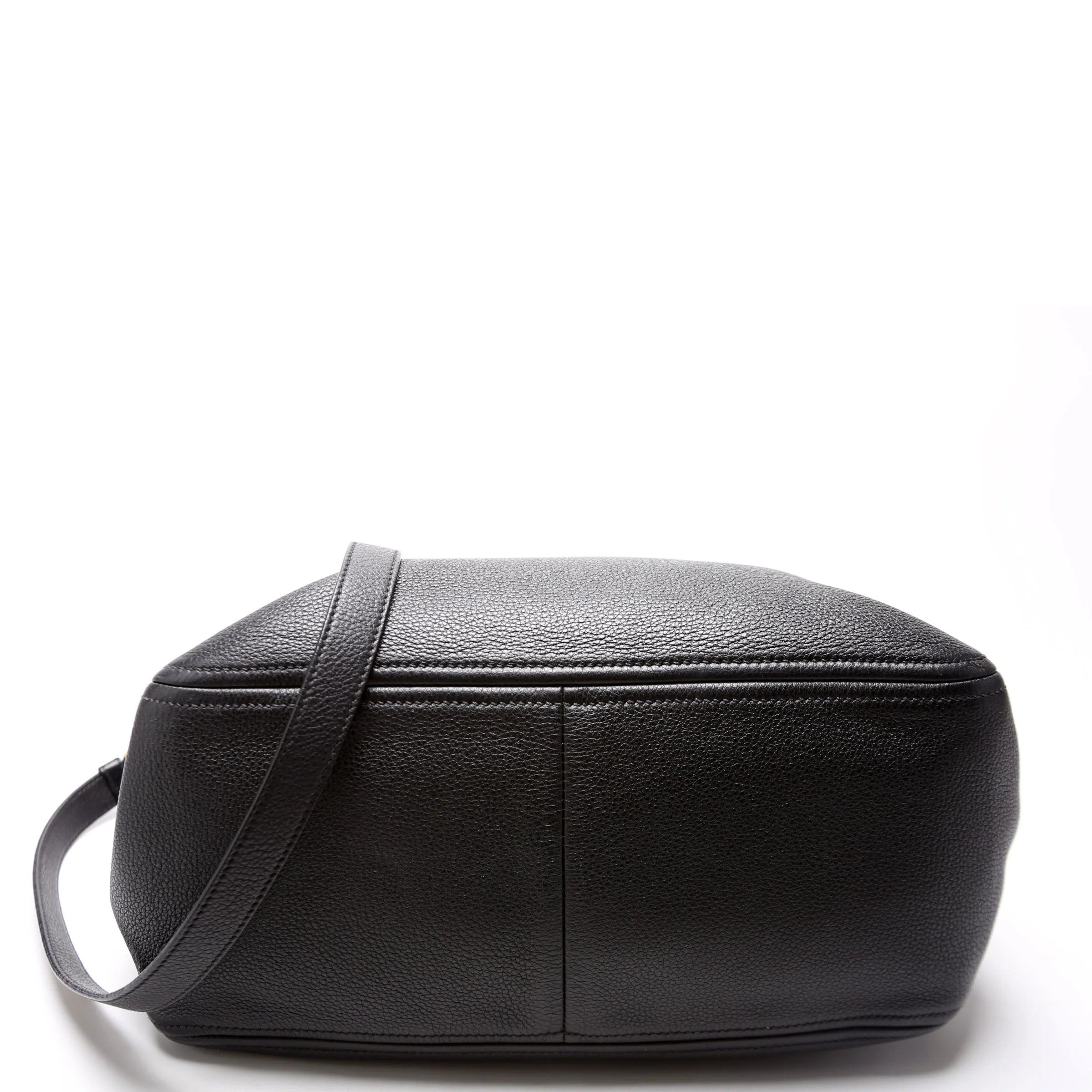 1BB023 Vitello Daino Phenix Boston Bag Black - Image 4