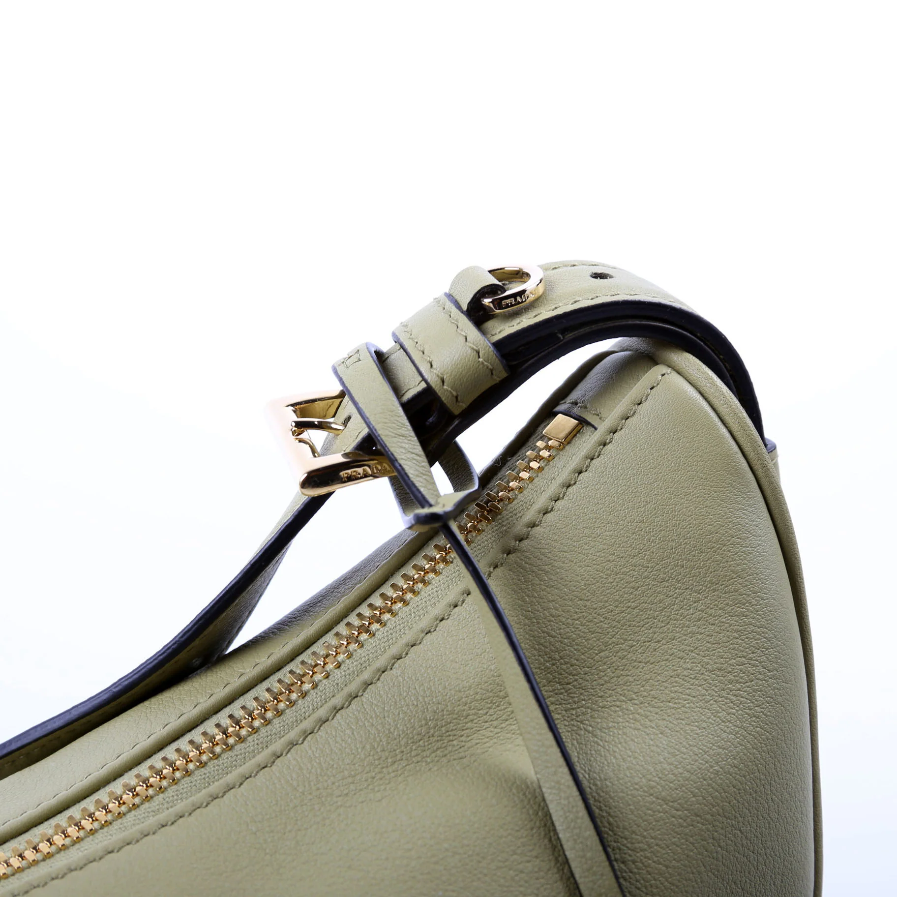 1BC255 Demi-Lune Calfskin Shoulder Bag Large - Image 7